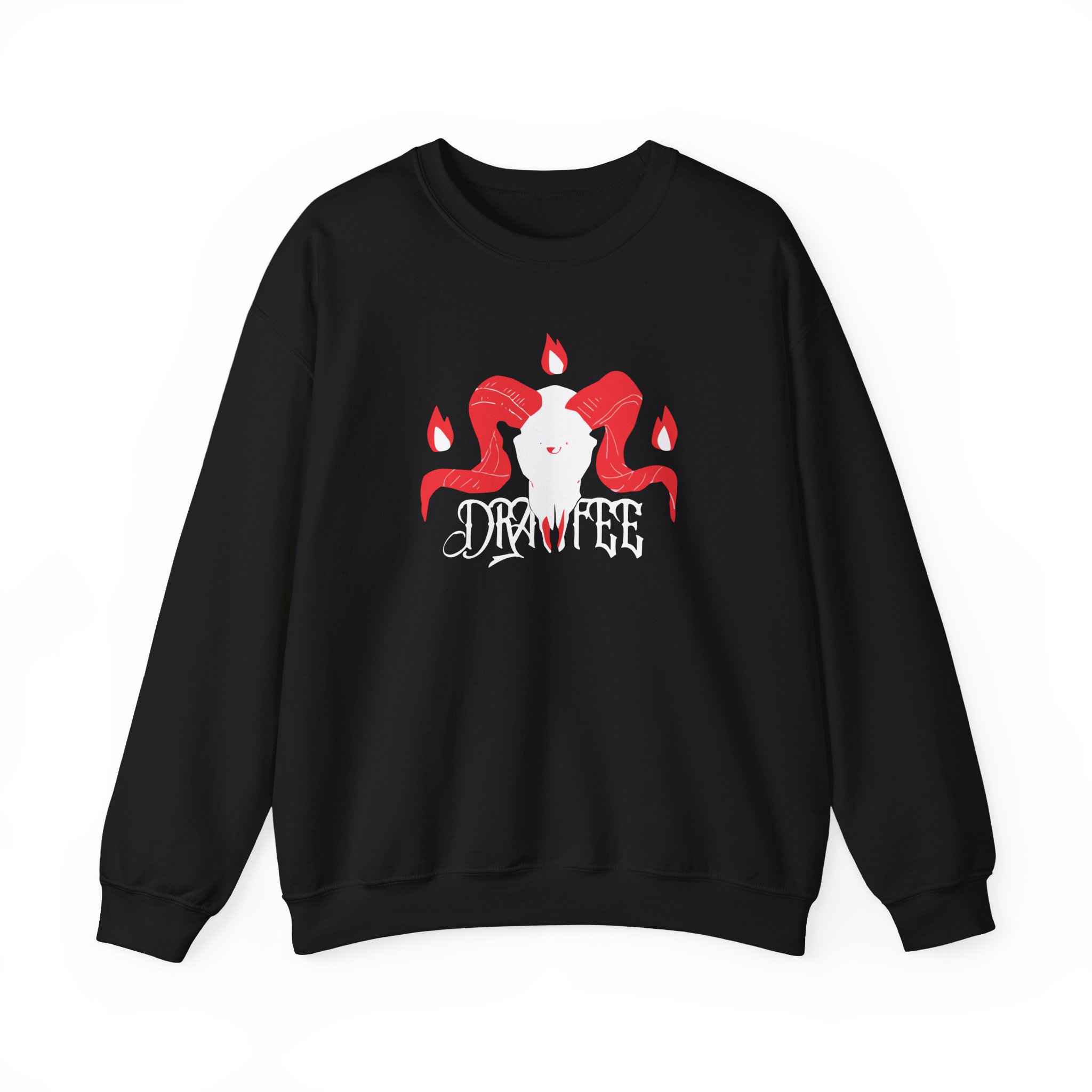 Drawfee Metal Unisex Heavy Blendâ„¢ Crewneck Sweatshirt