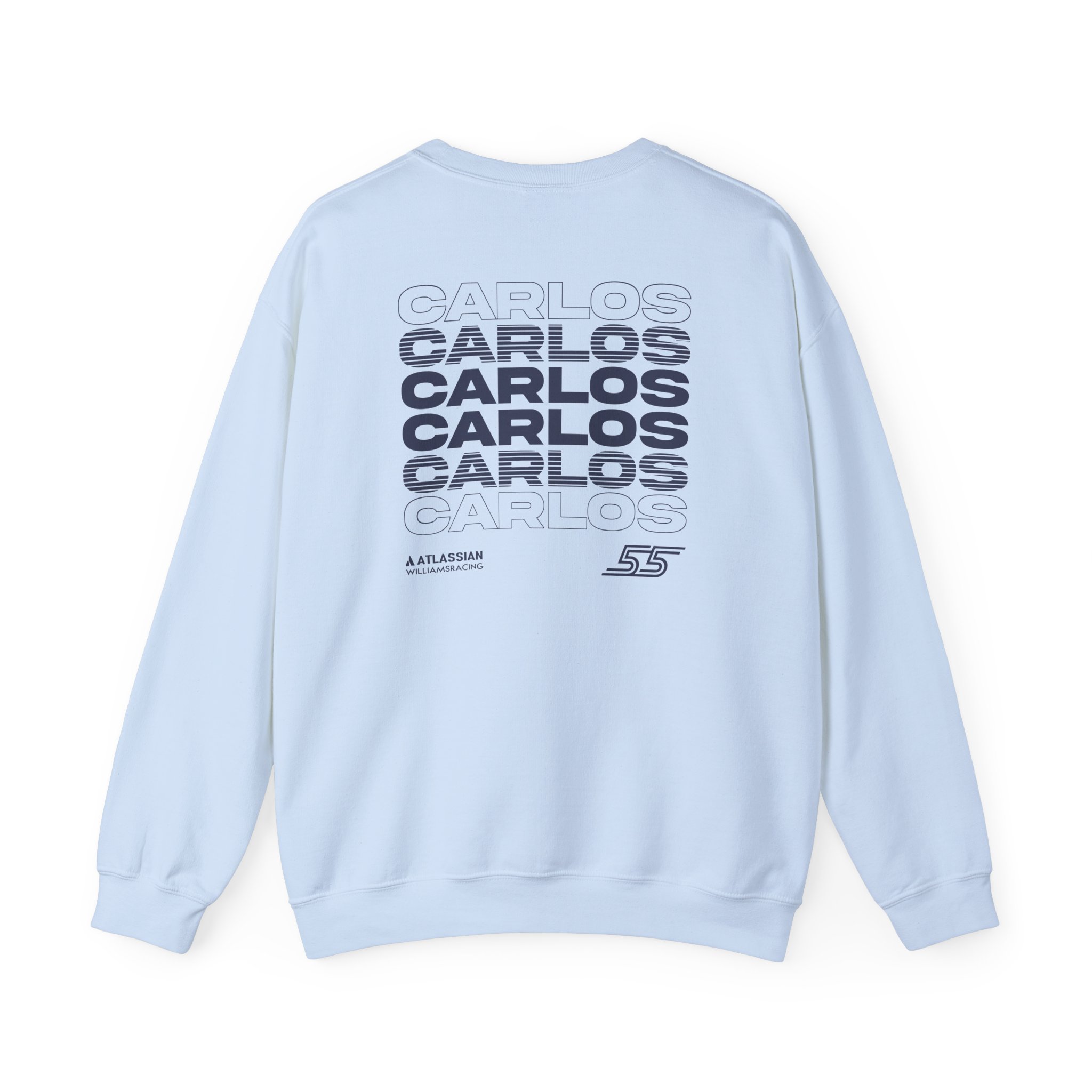Carlos Sainz Atlassian Williams Racing Unisex Heavy Blendâ„¢ Crewneck Sweatshirt
