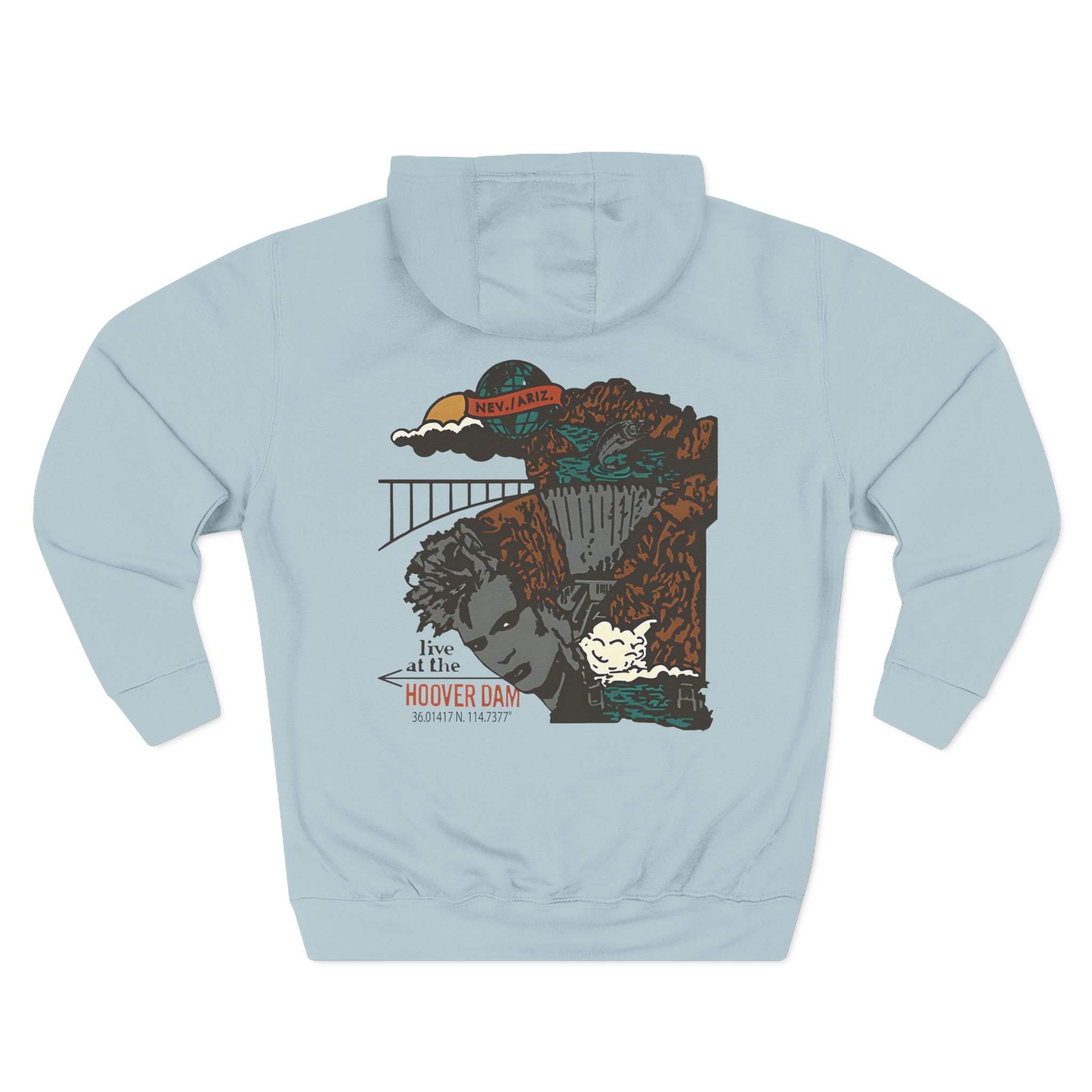 Billy Idol Hoover Dam Three-Panel Fleece Hoodie