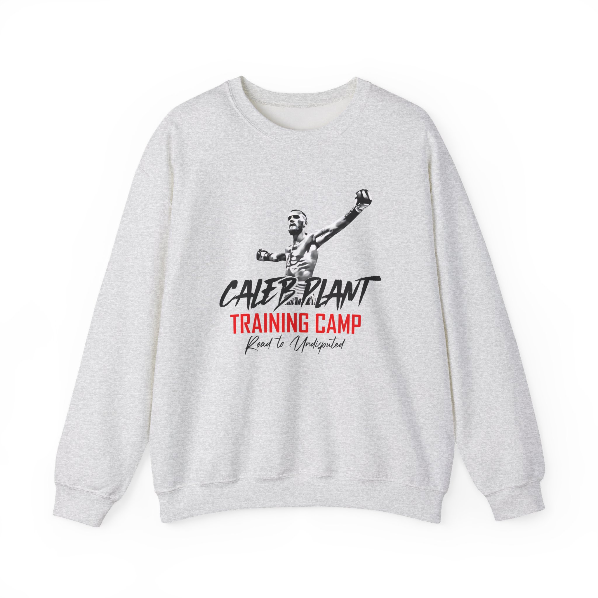 Caleb Plant Training Camp W/ Image Unisex Heavy Blendâ„¢ Crewneck Sweatshirt