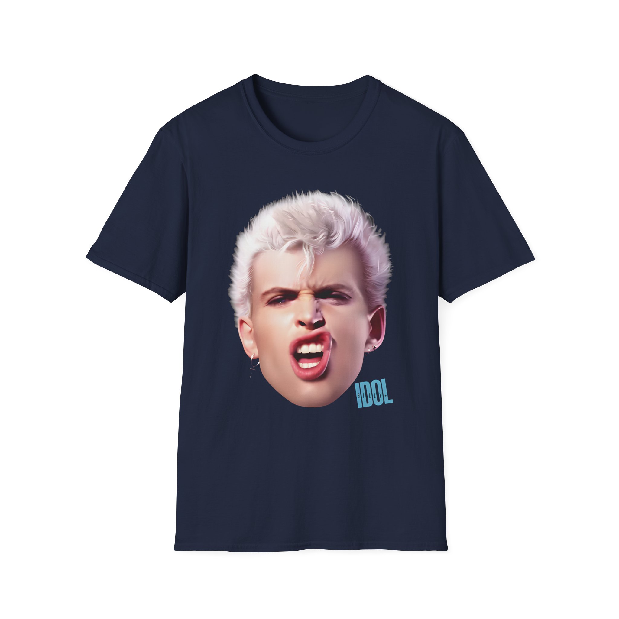 Billy Idol Billy Smirk Unisex Softstyle T-Shirt