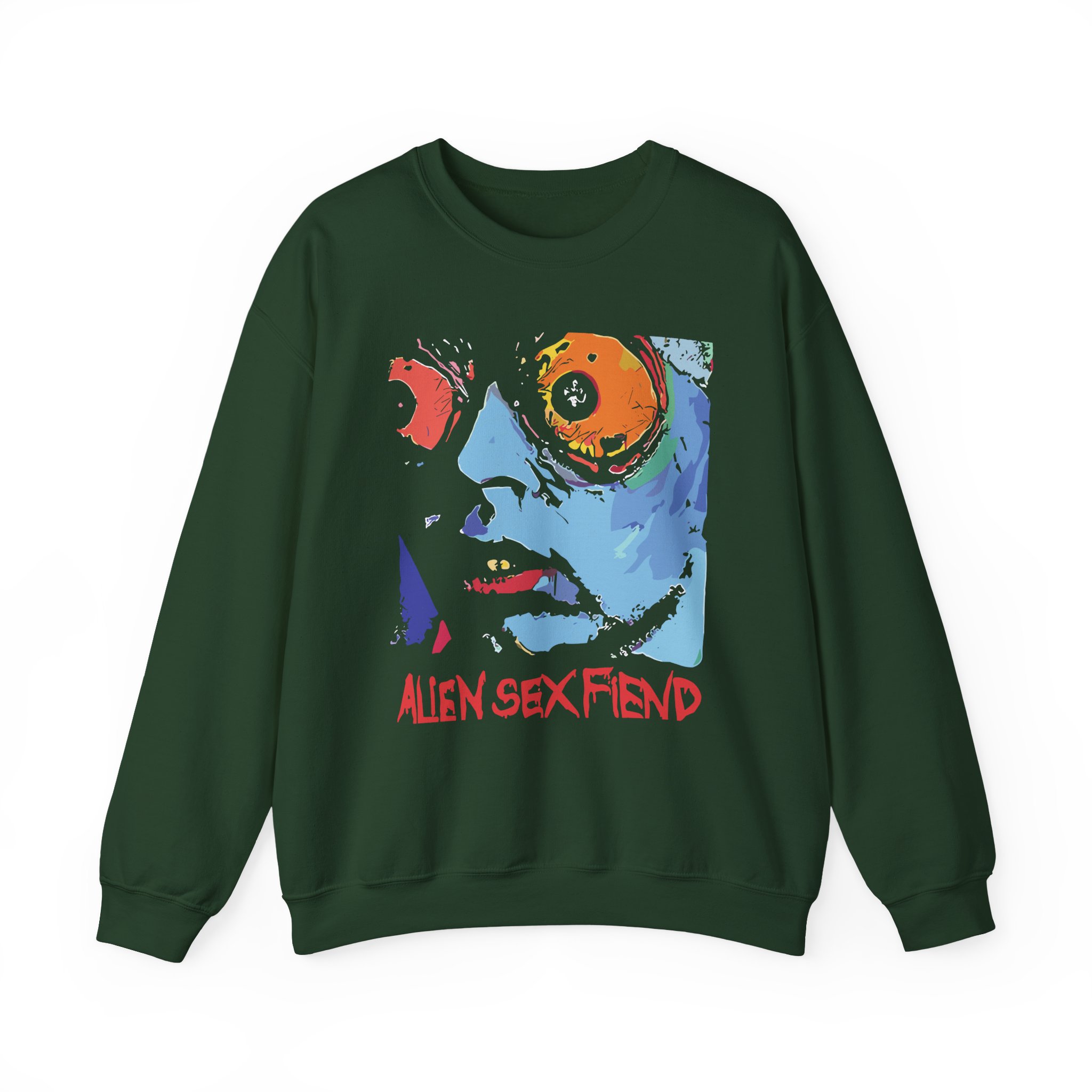 Alien Sex Fiend Acid Bath Unisex Heavy Blendâ„¢ Crewneck Sweatshirt