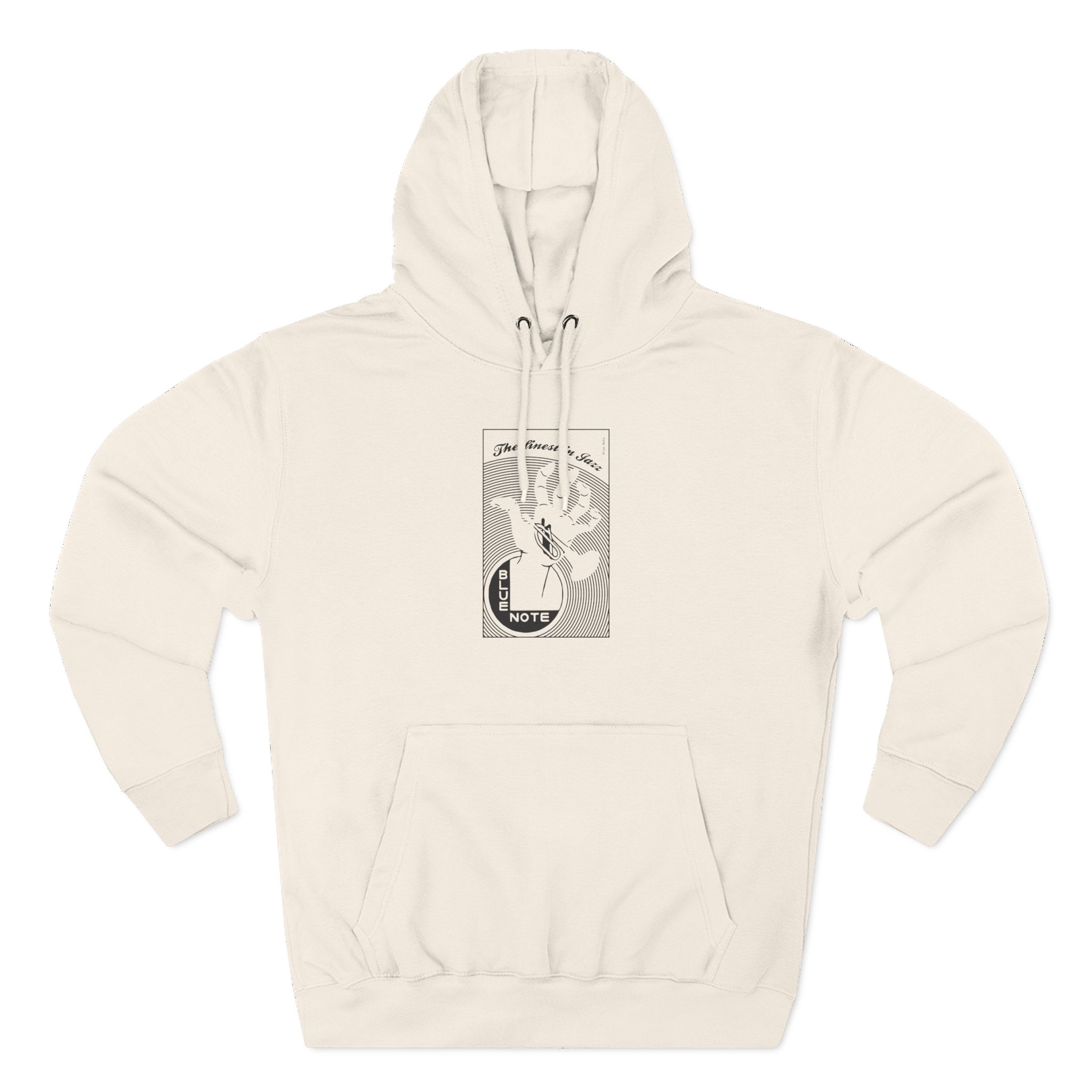 Blue Note Records Three-Panel Fleece Hoodie