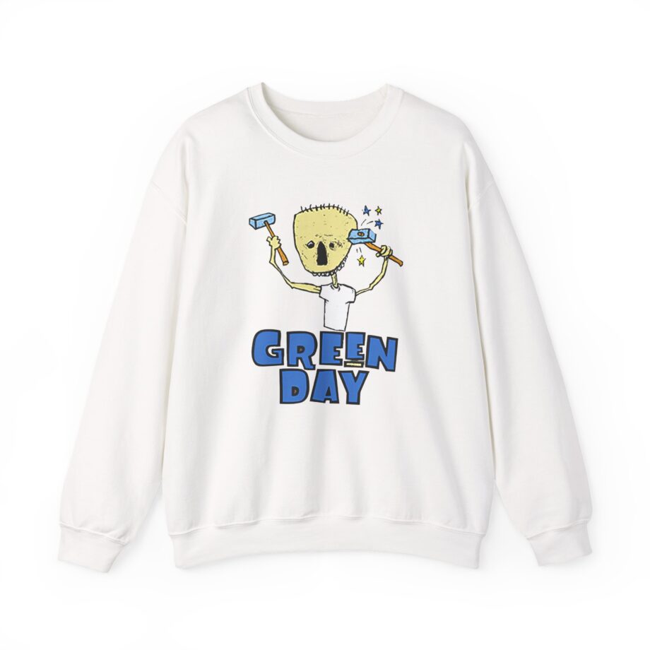 Green Day Nimrod Vintage Hammer Unisex Heavy Blend™ Crewneck Sweatshirt