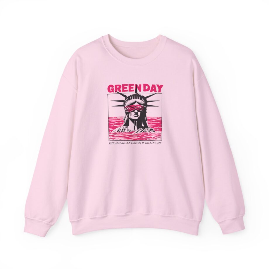 Green Day Lady Liberty Unisex Heavy Blend™ Crewneck Sweatshirt
