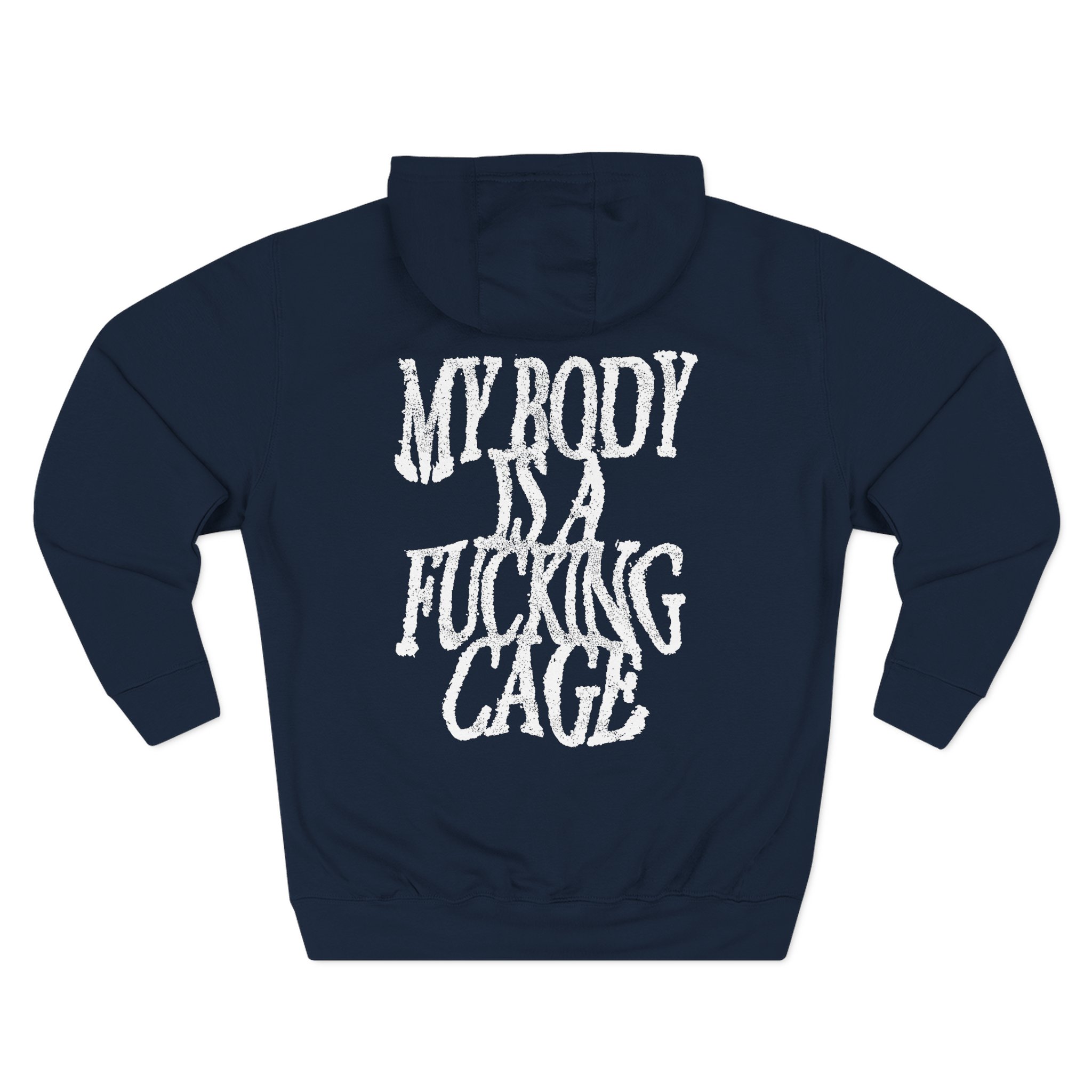 Boundaries Cage Three-Panel Fleece Hoodie