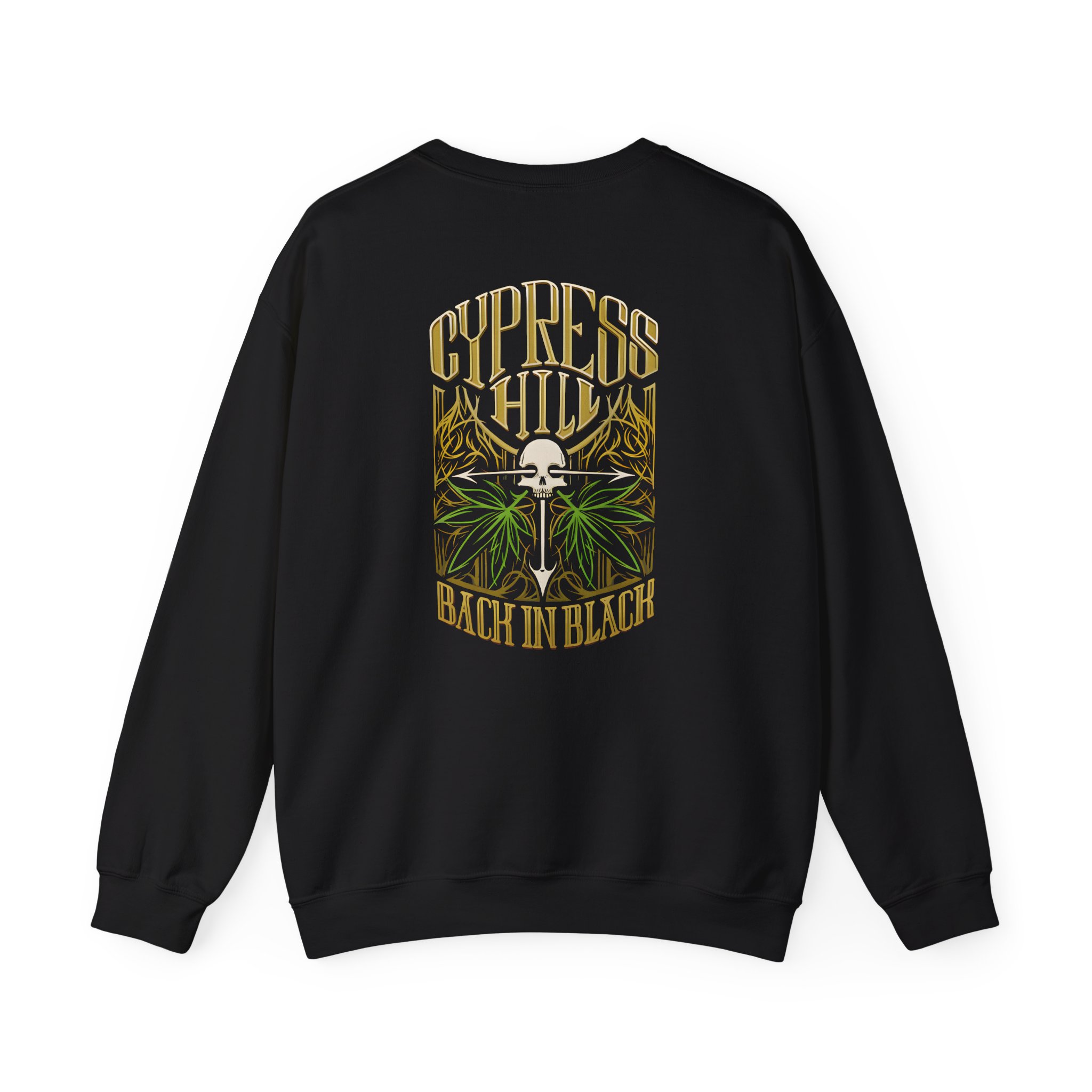 Cypress Hill Back In Black Unisex Heavy Blendâ„¢ Crewneck Sweatshirt