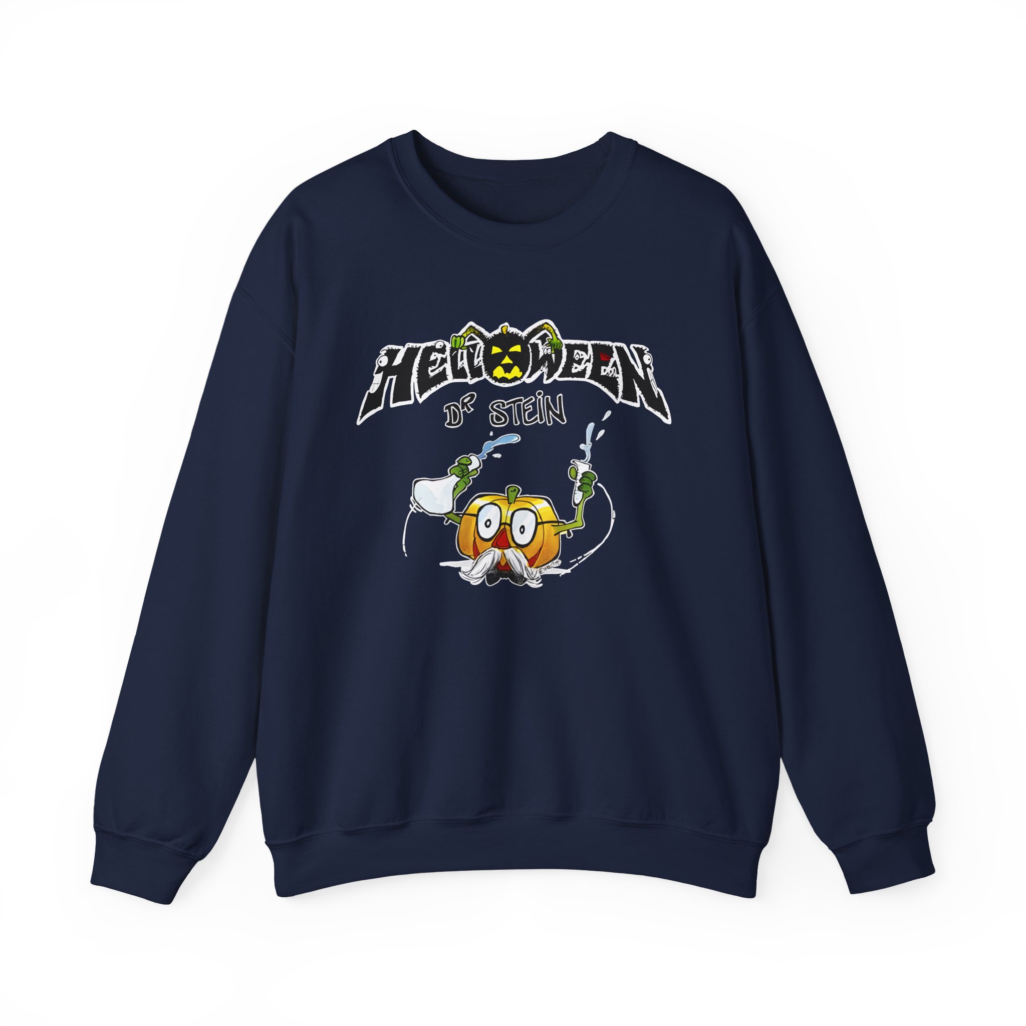 Helloween Dr. Stein Zipper Unisex Heavy Blendâ„¢ Crewneck Sweatshirt