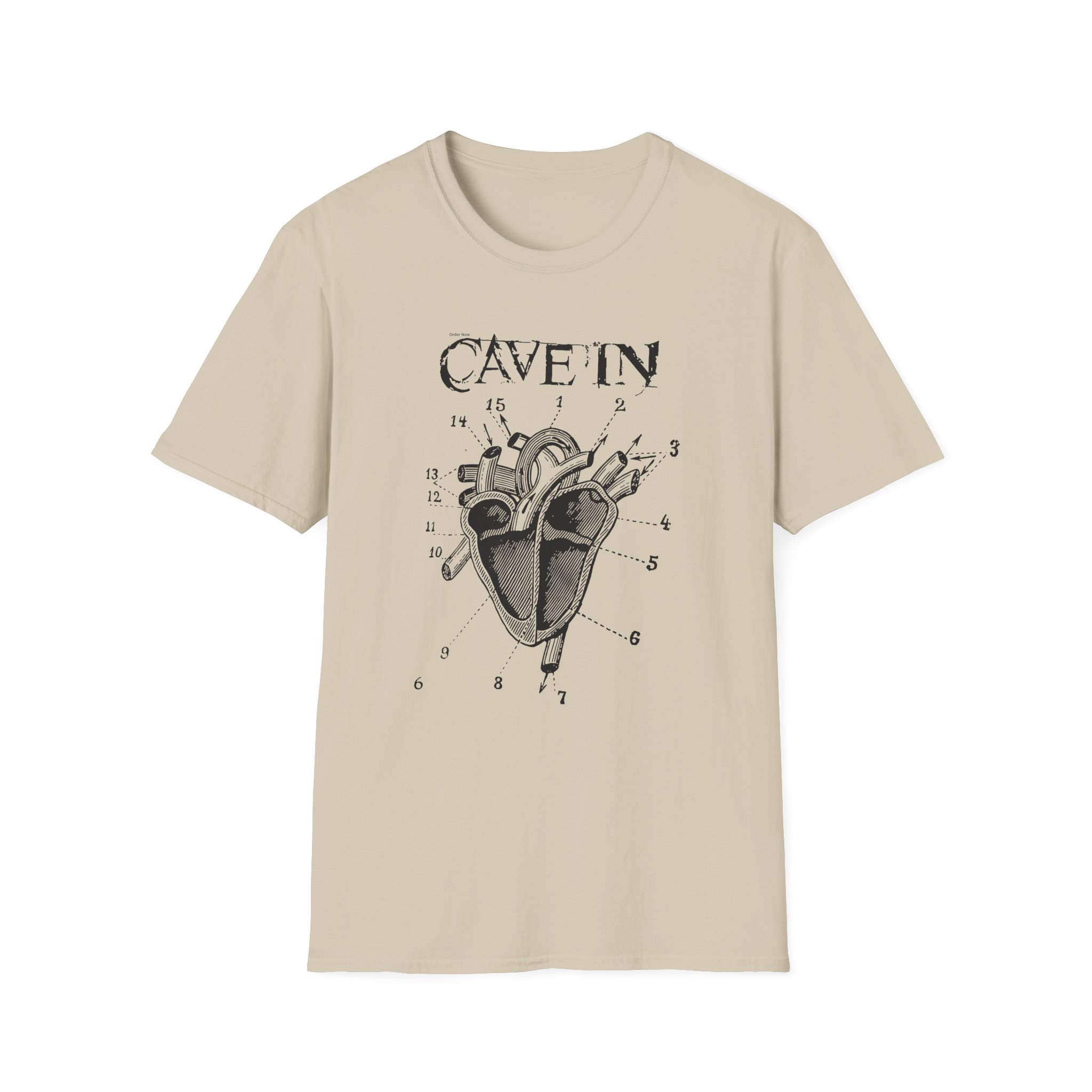 Cave in Classic Heart Unisex Softstyle T-Shirt
