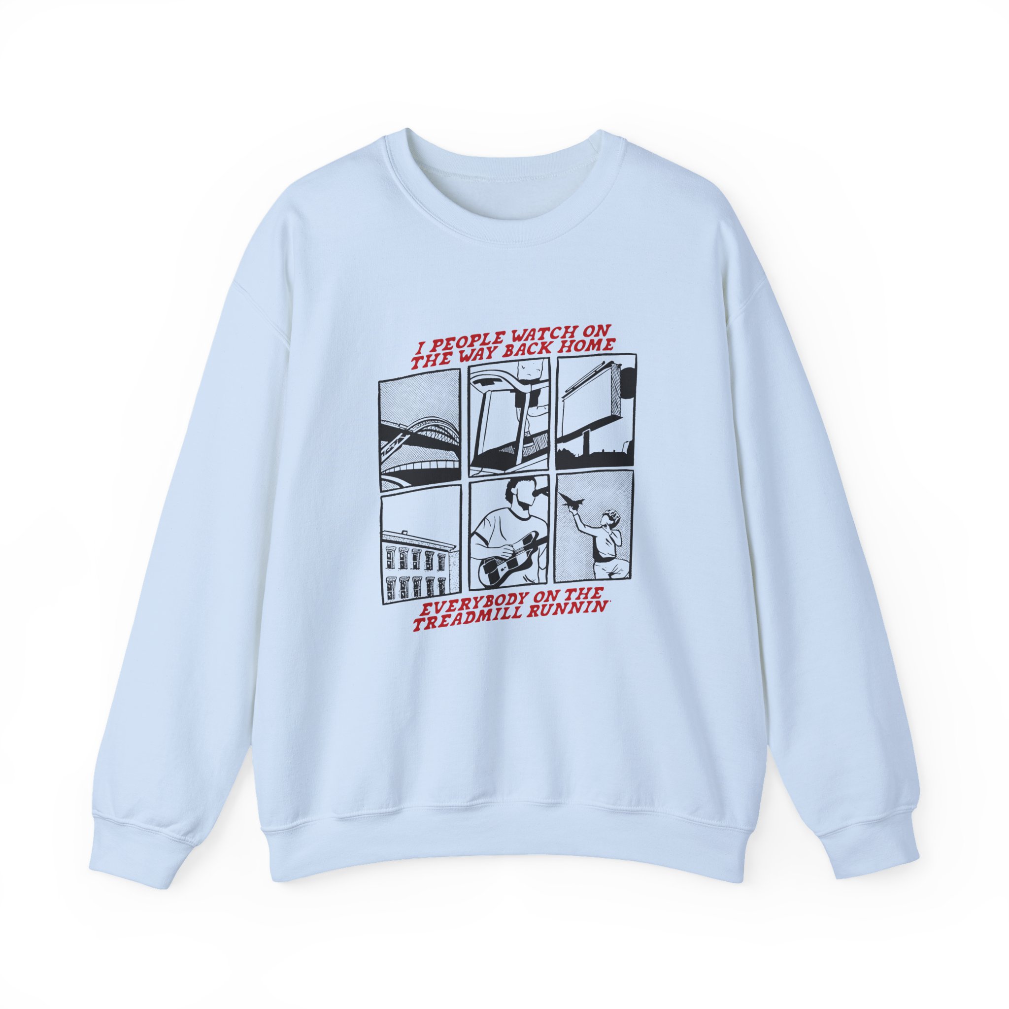 Sam Fender People Watching Unisex Heavy Blendâ„¢ Crewneck Sweatshirt