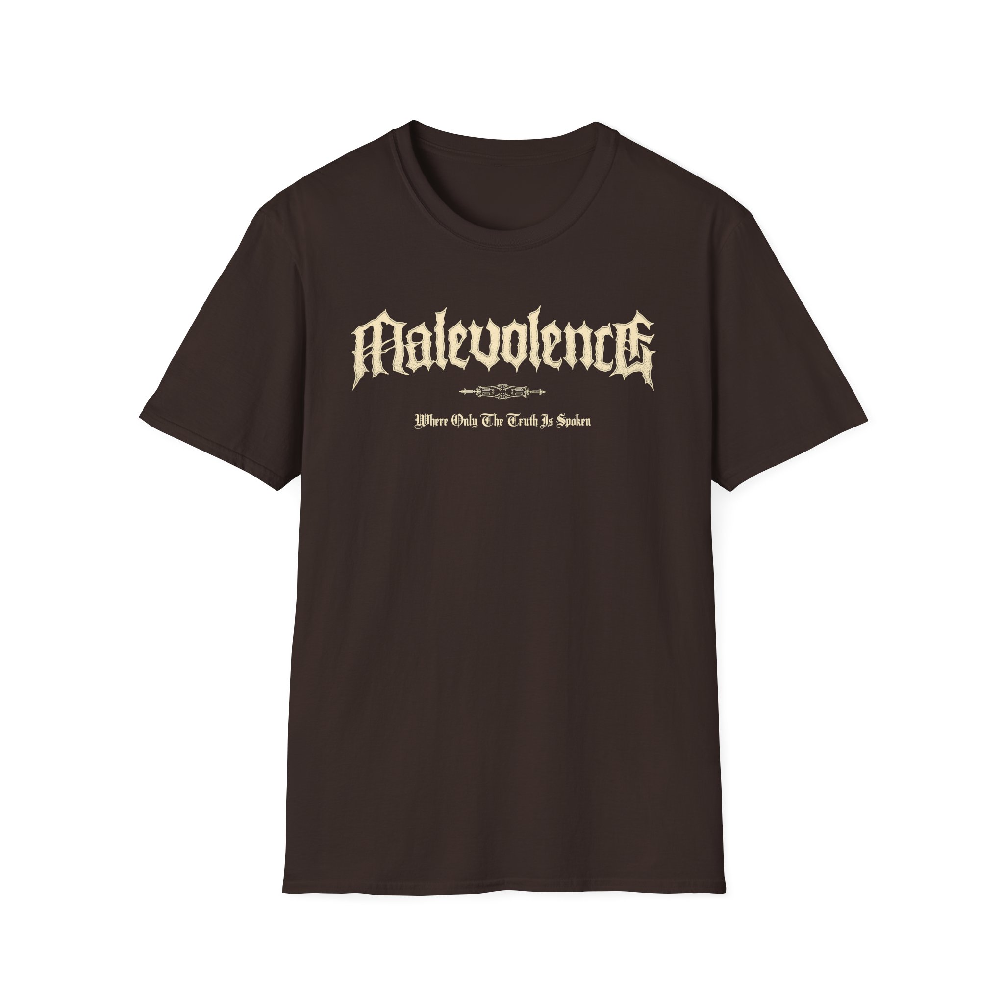 Malevolence Where Only the Truth is Spoken Unisex Softstyle T-Shirt