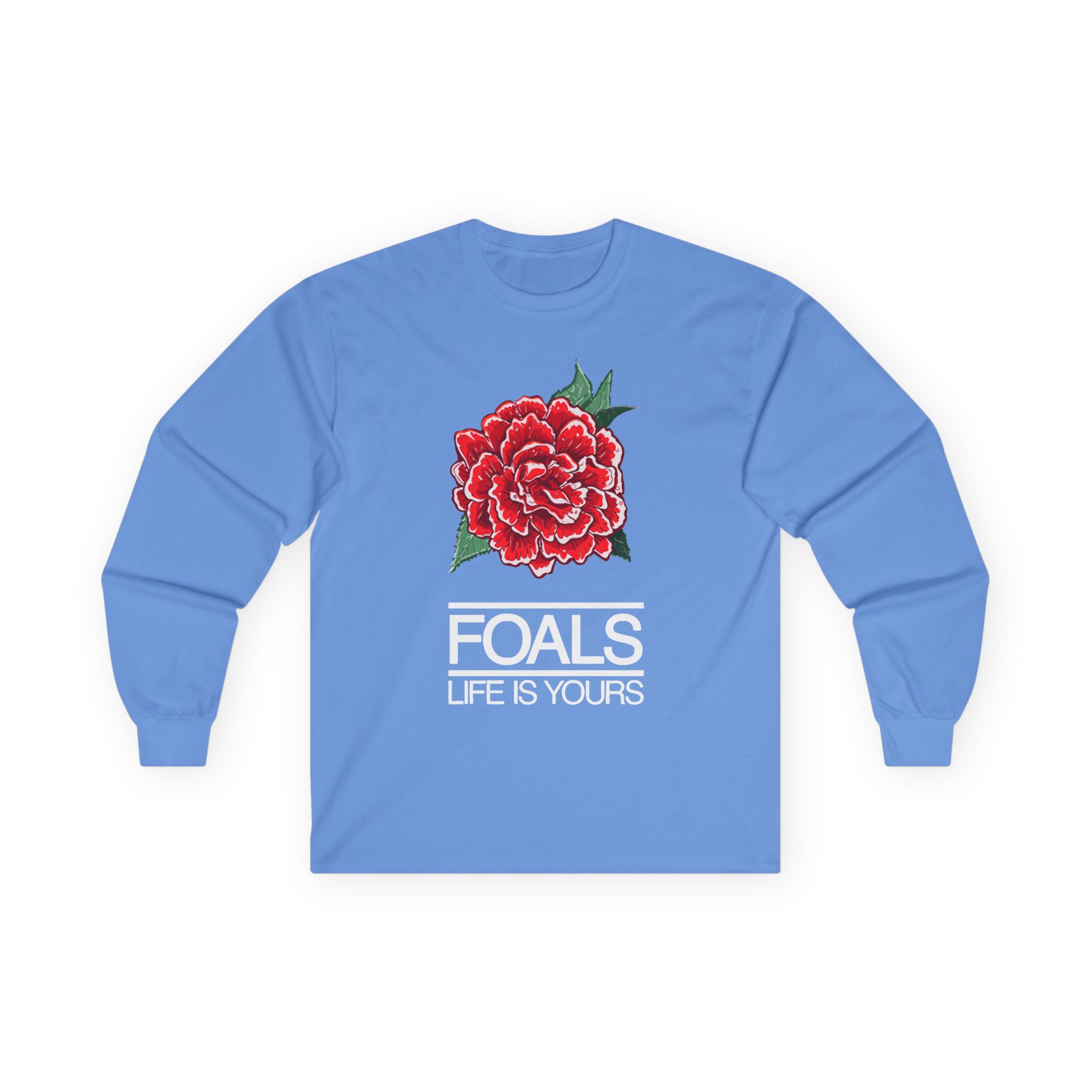Foals Red Rose Unisex Ultra Cotton Long Sleeve Tee