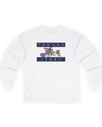 Fede Vigevani Tom and Jerry Unisex Ultra Cotton Long Sleeve Tee