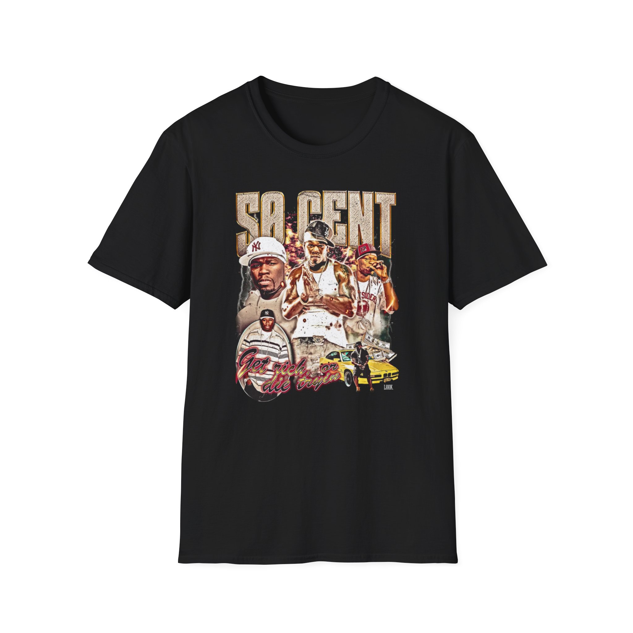 50 Cent Get Rich or Die Tryin Unisex Softstyle T-Shirt