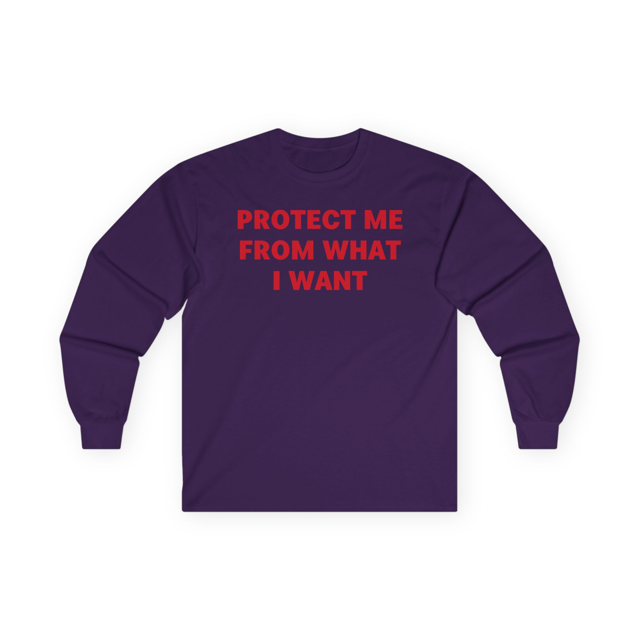 Jenny Holzer Protect Me From What I Want Unisex Ultra Cotton Long Sleeve Tee