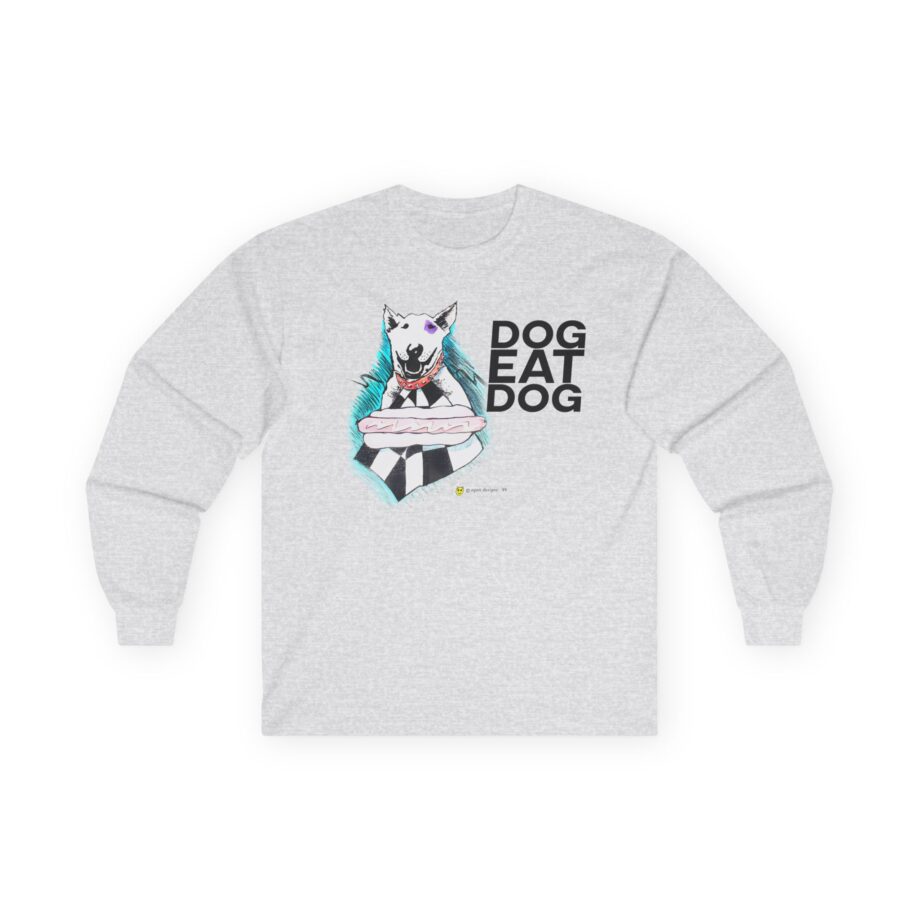 Dog Eat Dog Hotdog Unisex Ultra Cotton Long Sleeve Tee
