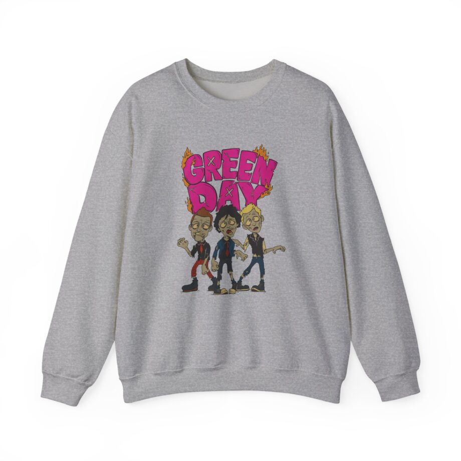 Green Day Walking Green Day Zombie Unisex Heavy Blend™ Crewneck Sweatshirt