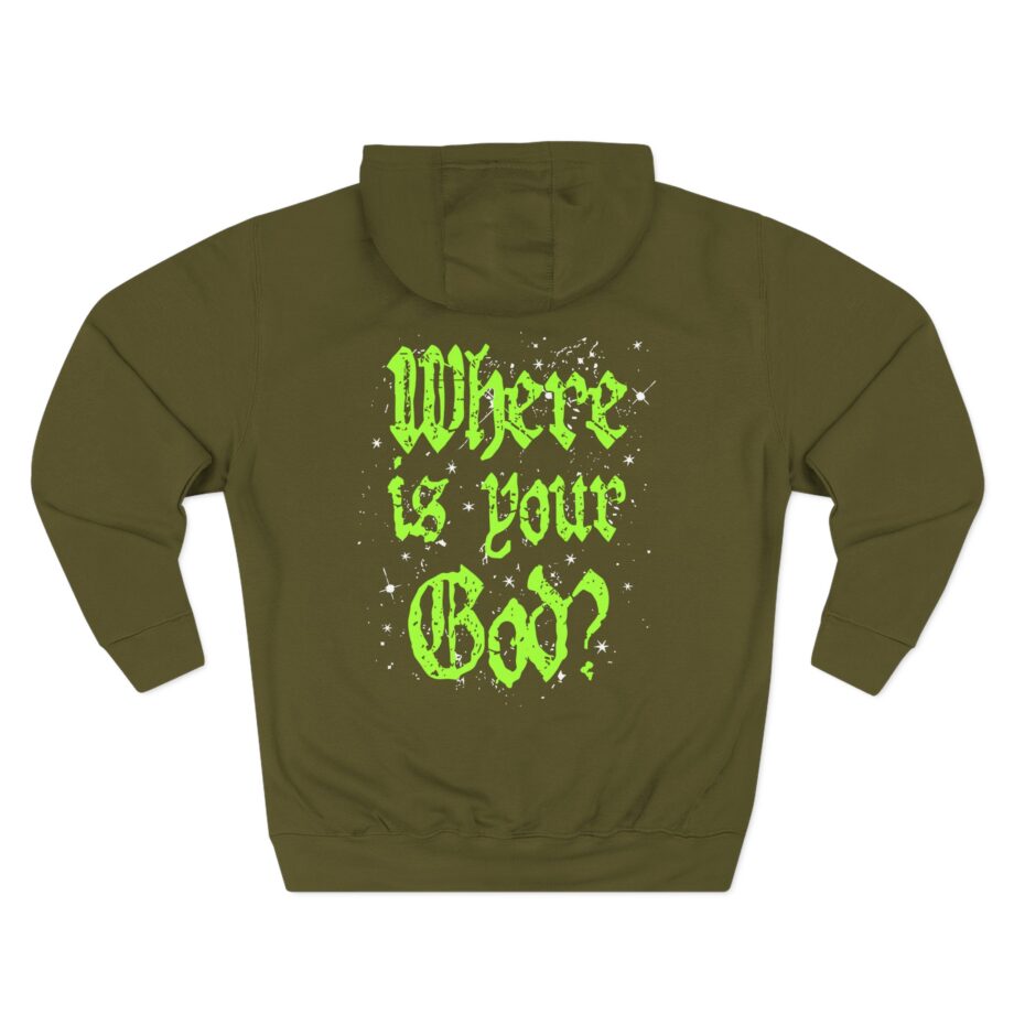 Suicide Silence Unanswered Neon Three-Panel Fleece Hoodie