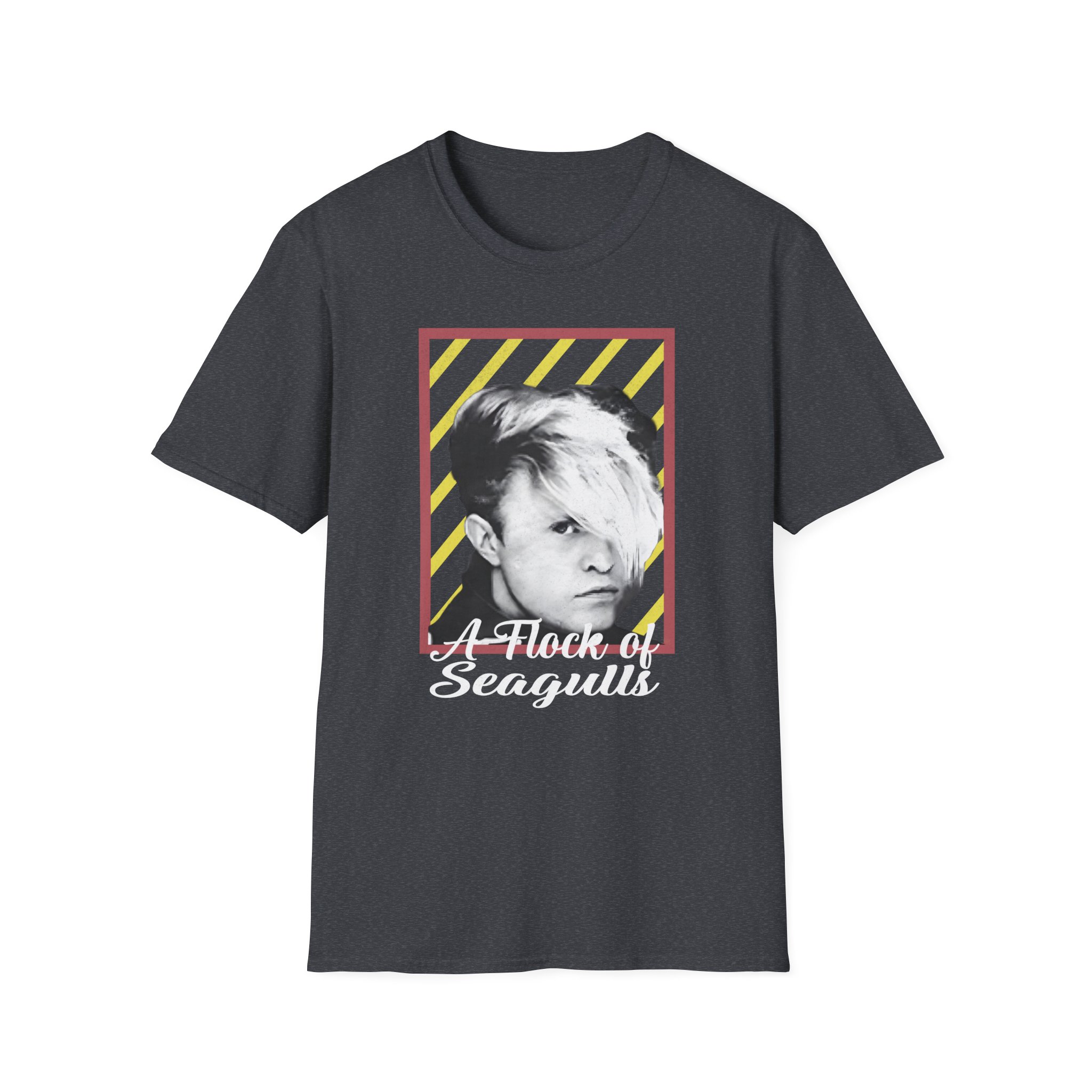 A Flock of Seagulls Neon Unisex Softstyle T-Shirt