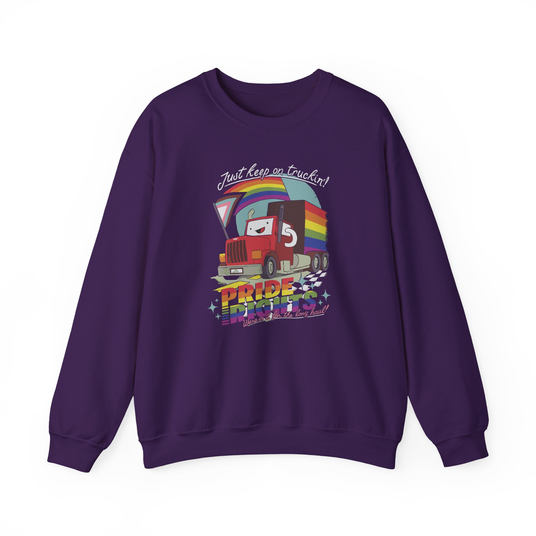 Drawfee Pride Unisex Heavy Blendâ„¢ Crewneck Sweatshirt