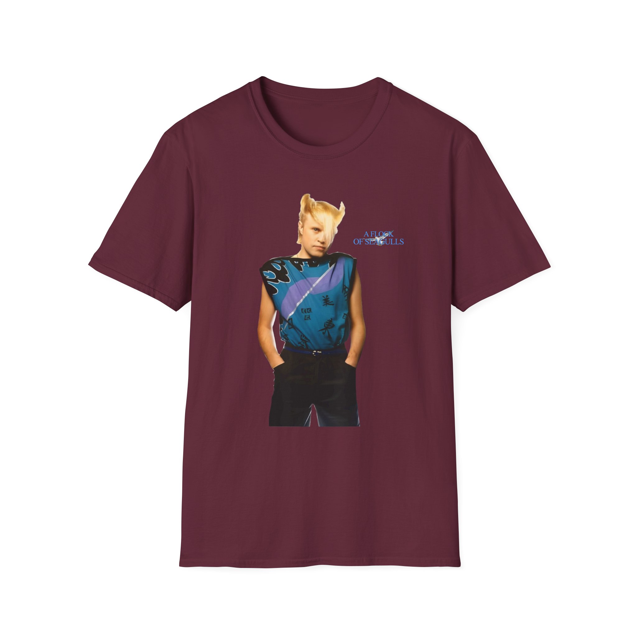 A Flock of Seagulls Mike Score Unisex Softstyle T-Shirt