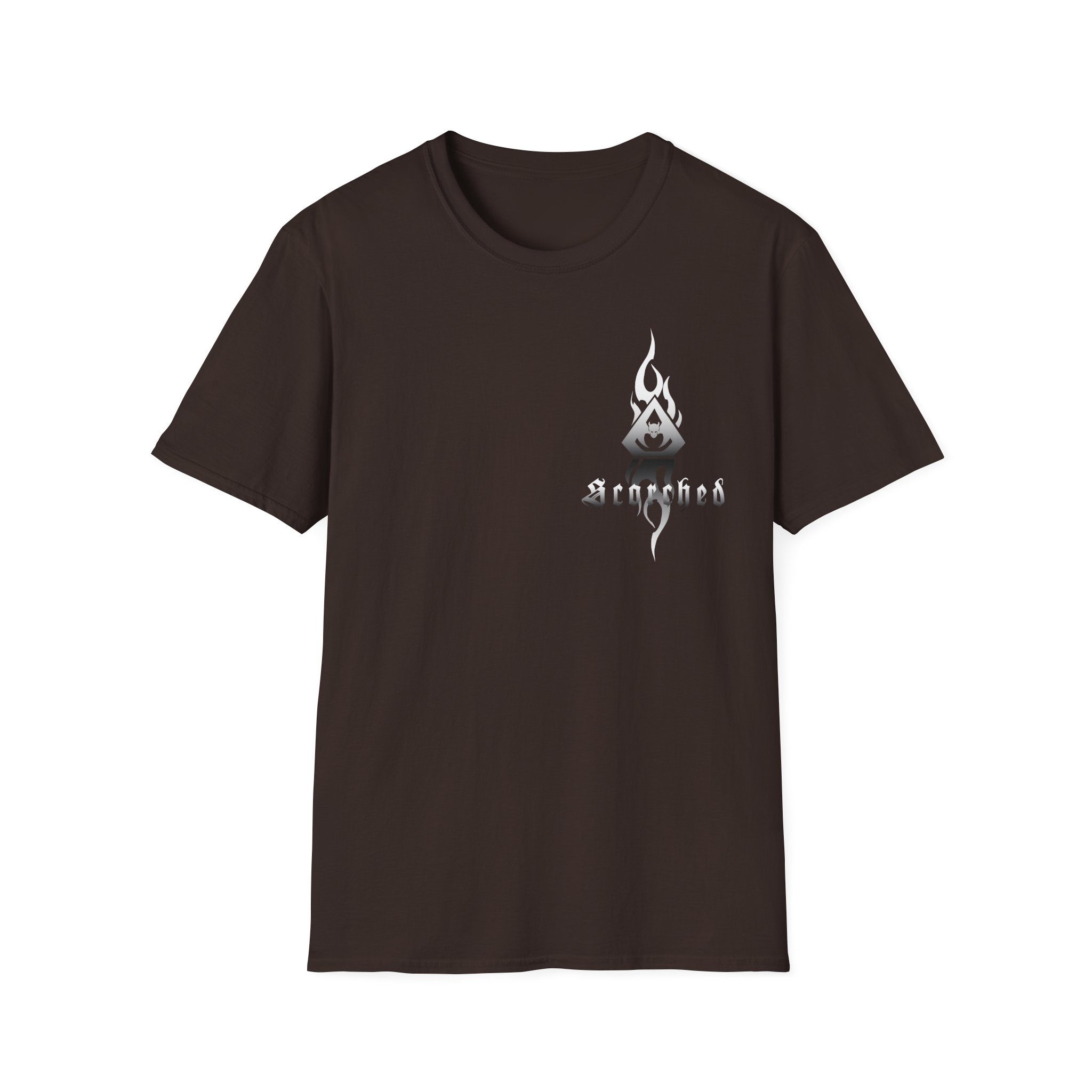 Overkill Scorched Stretched Logo Unisex Softstyle T-Shirt