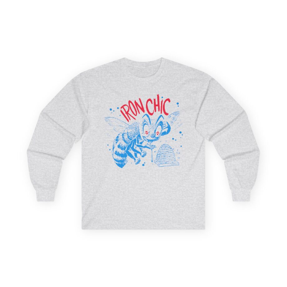 Iron Chic Bee Unisex Ultra Cotton Long Sleeve Tee