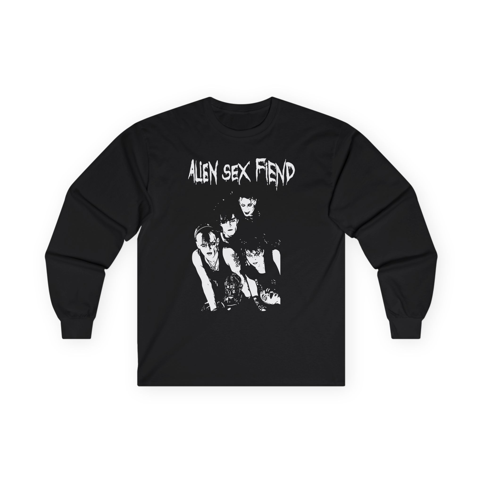 Alien Sex Fiend Band Photo Unisex Ultra Cotton Long Sleeve Tee
