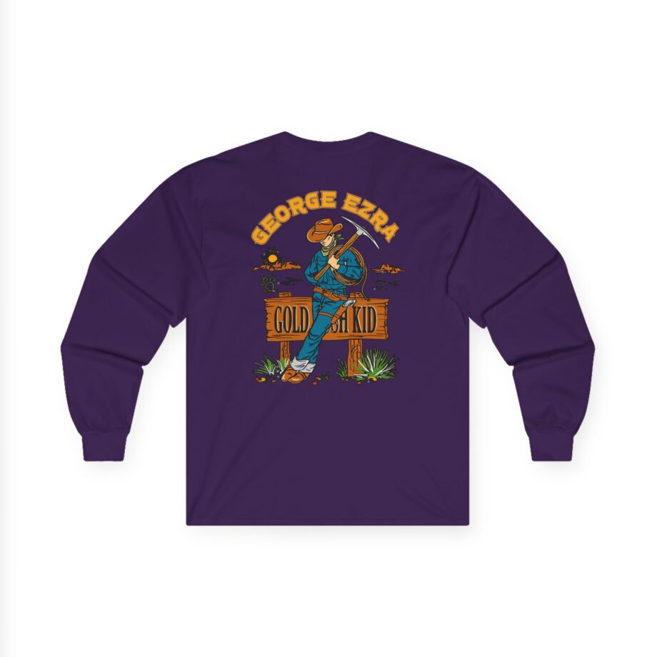 George Ezra Leaning Gold Rush Kid Unisex Ultra Cotton Long Sleeve Tee