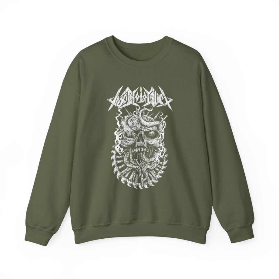 Toxic Holocaust Skull Unisex Heavy Blend™ Crewneck Sweatshirt