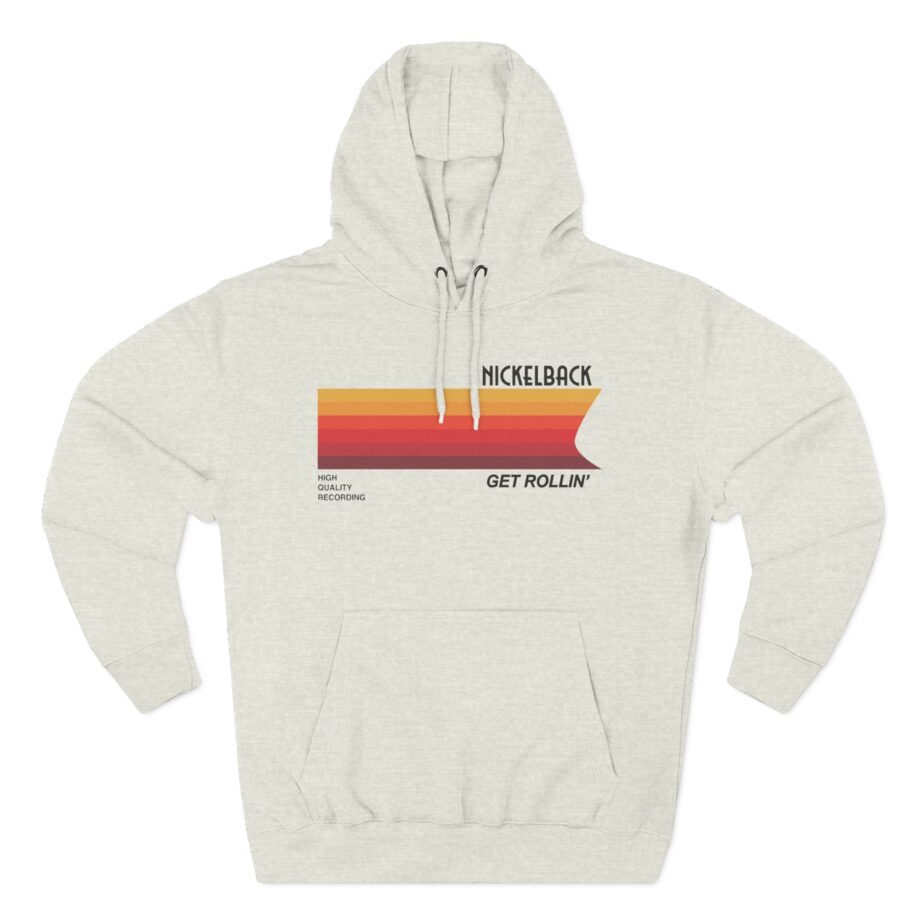 Nickelback Vhs Vintage Three-Panel Fleece Hoodie