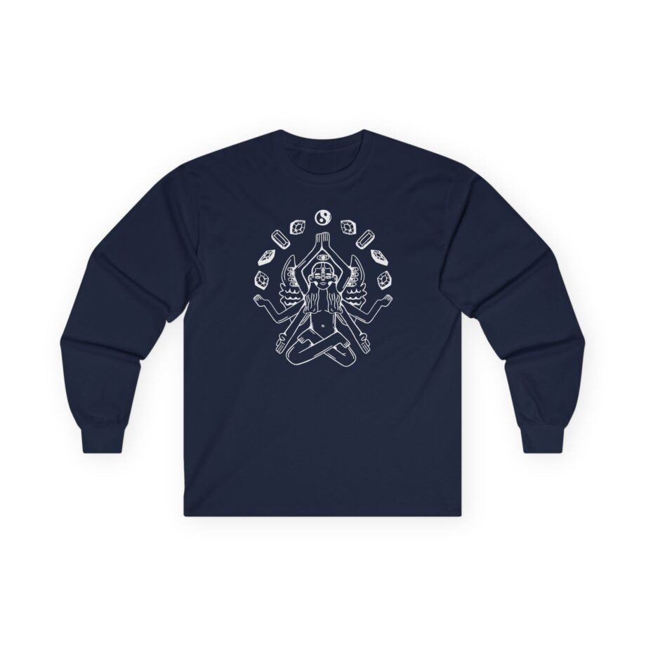 Zingara Lotus Unisex Ultra Cotton Long Sleeve Tee