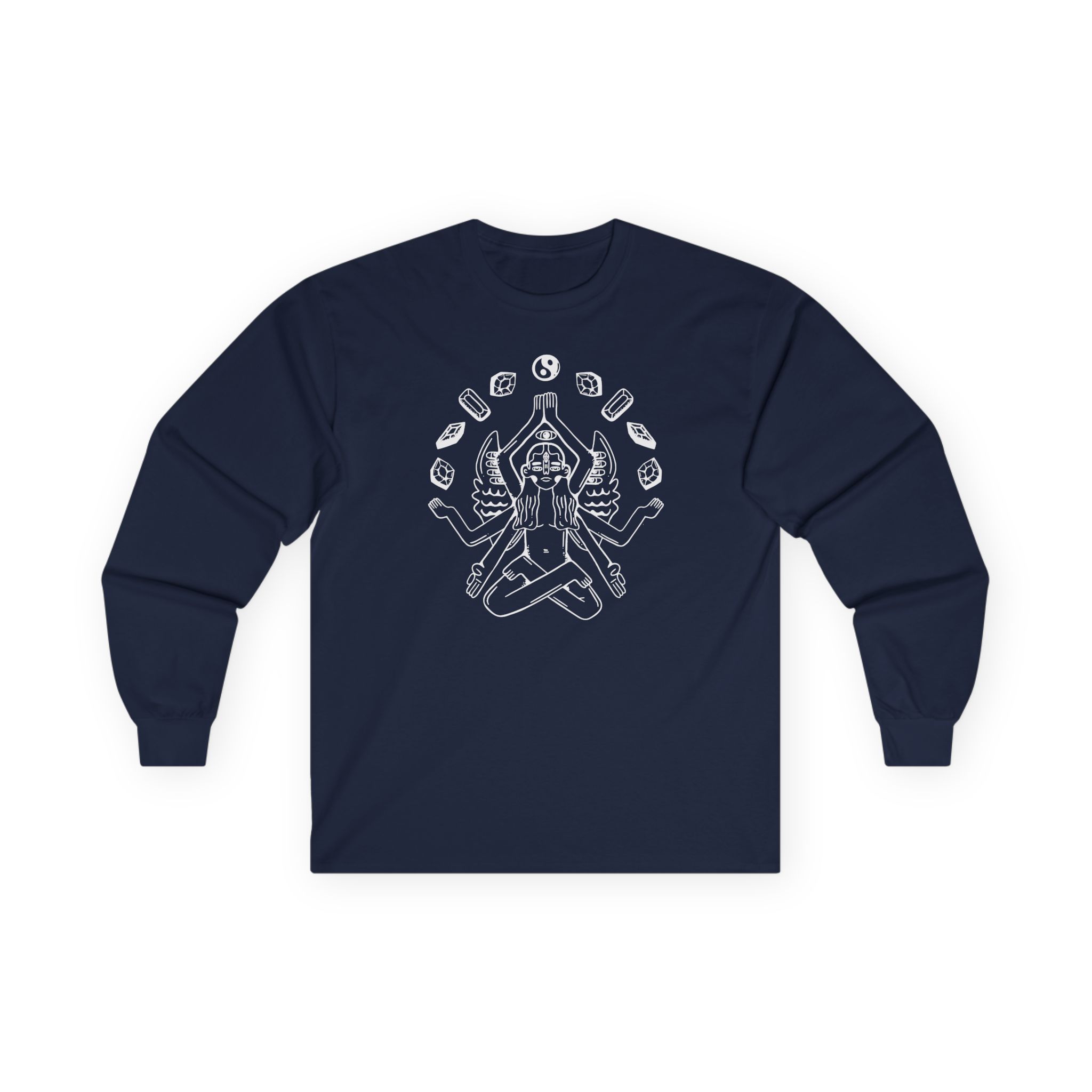 Zingara Lotus Unisex Ultra Cotton Long Sleeve Tee