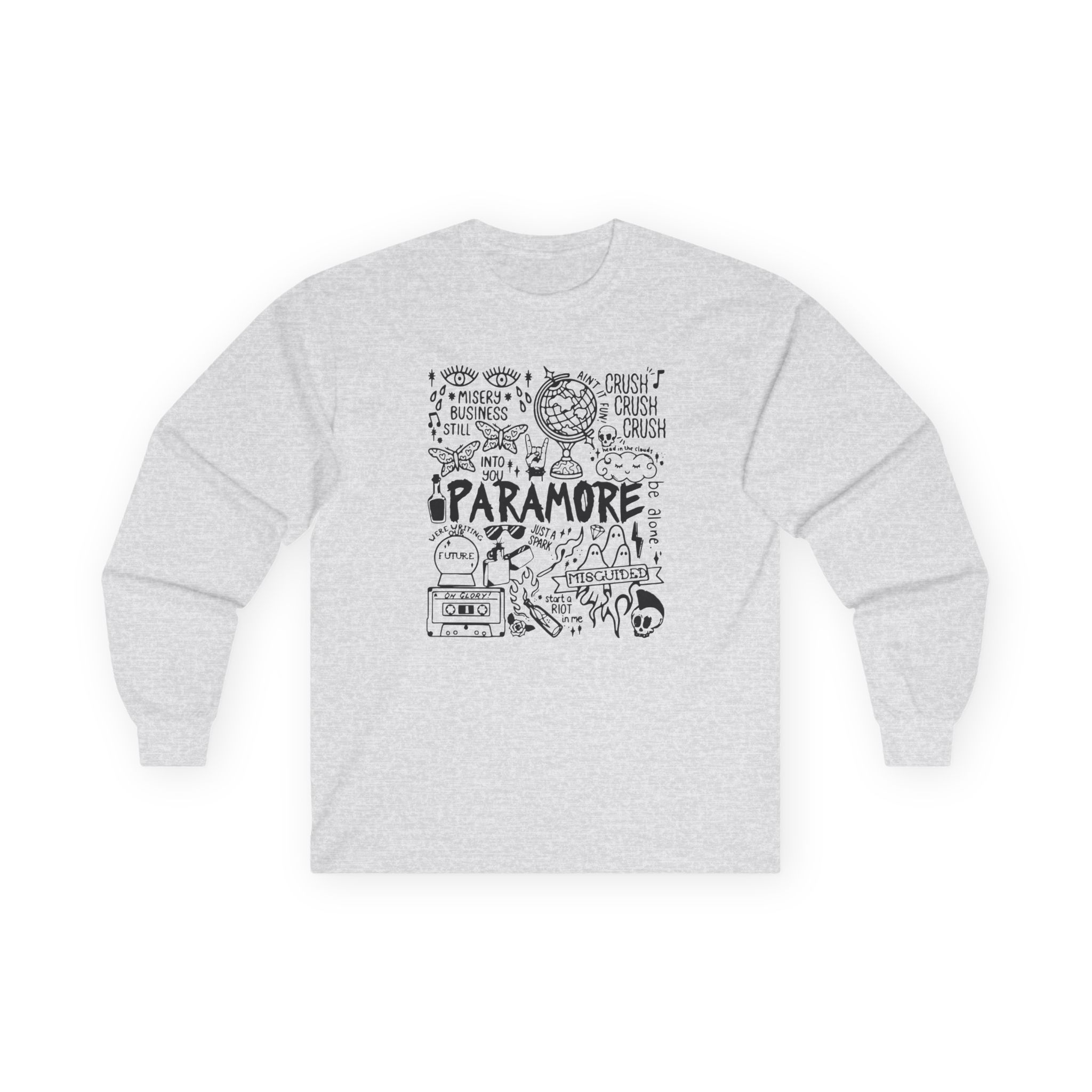 Hayley Willians Camiseta Paramore Emo Rock Unisex Ultra Cotton Long Sleeve Tee
