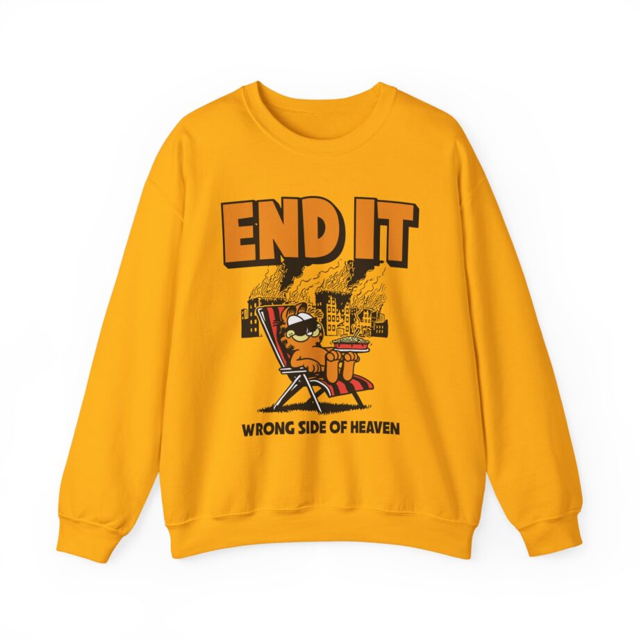 End It Garfield Unisex Heavy Blend™ Crewneck Sweatshirt