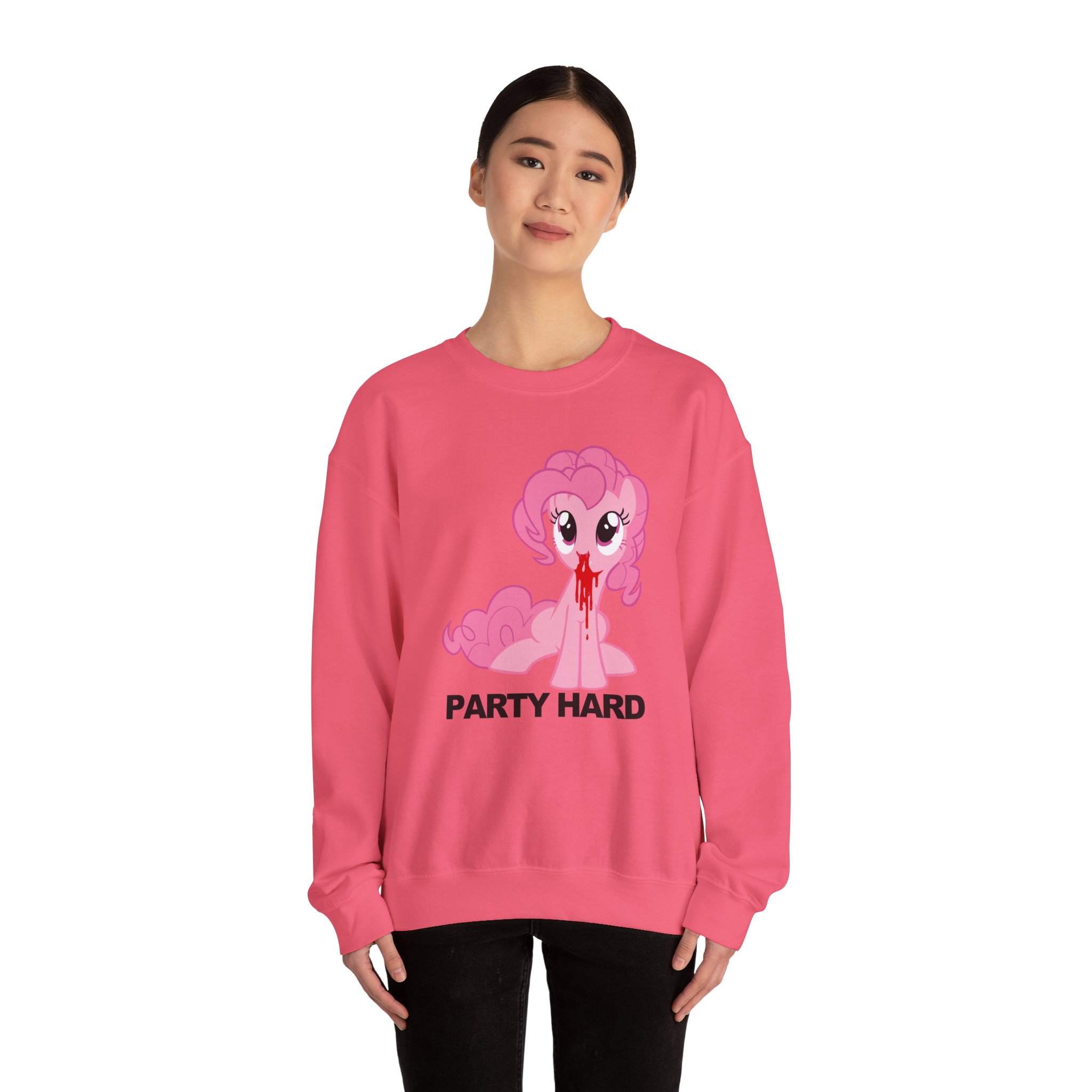 Andrew Wk Party Hard Unisex Heavy Blendâ„¢ Crewneck Sweatshirt