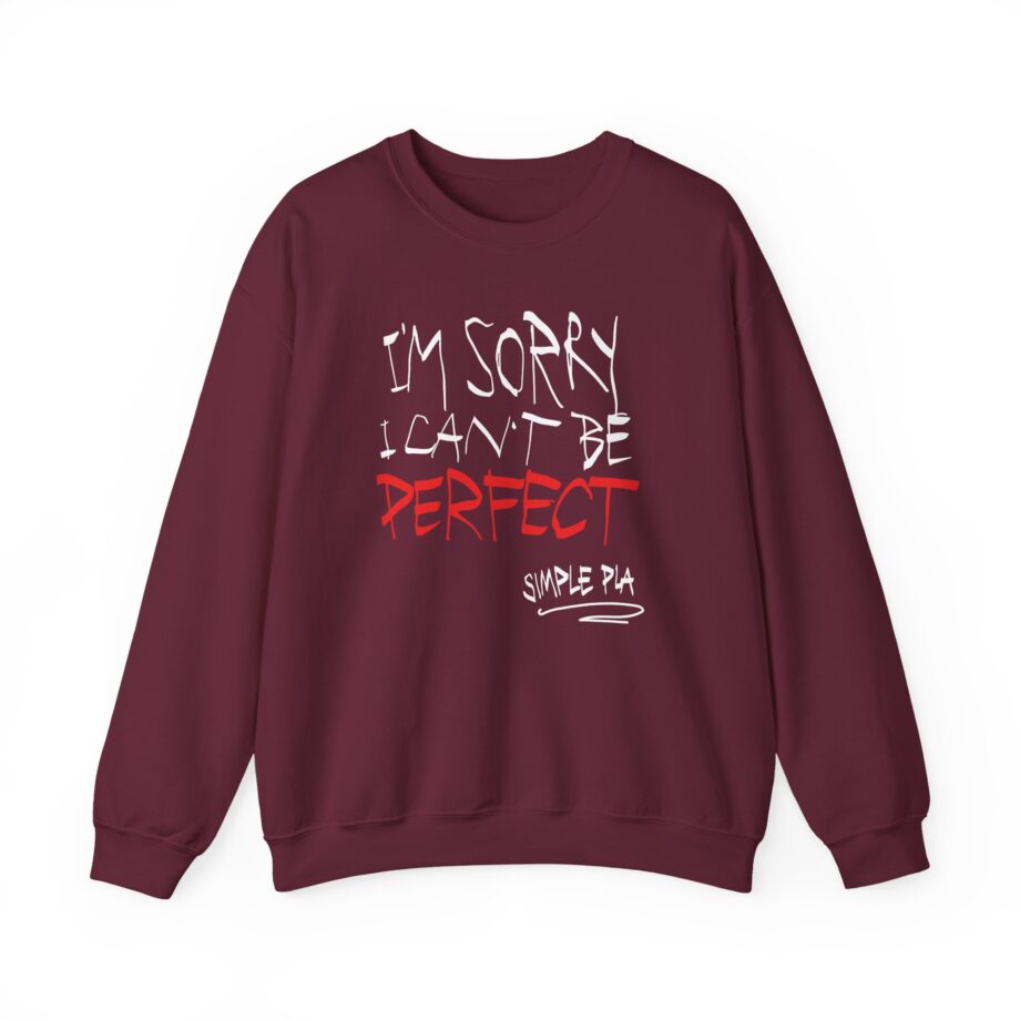 Simple Plan I'm Sorry I Can't Be Perfect Unisex Heavy Blend™ Crewneck Sweatshirt