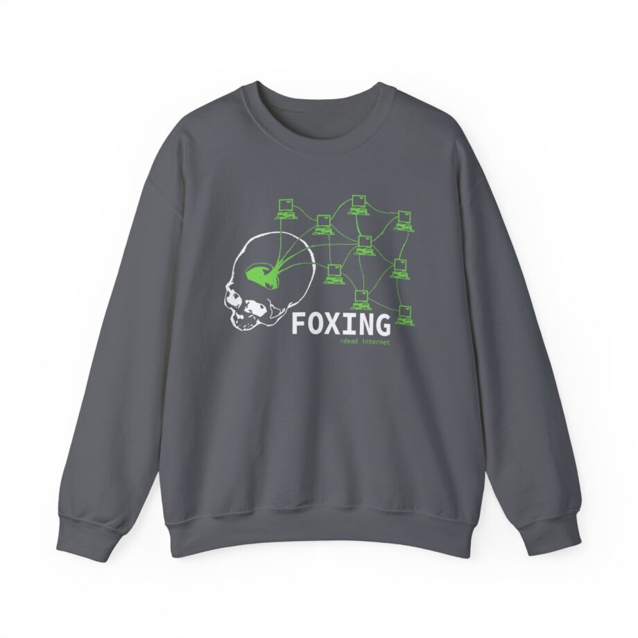 Foxing Dead Internet Unisex Heavy Blend™ Crewneck Sweatshirt