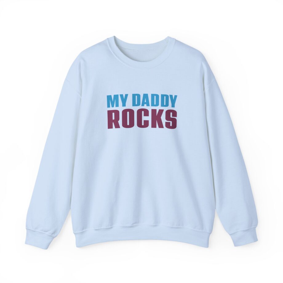 JLS My Daddy Rocks Unisex Heavy Blend™ Crewneck Sweatshirt