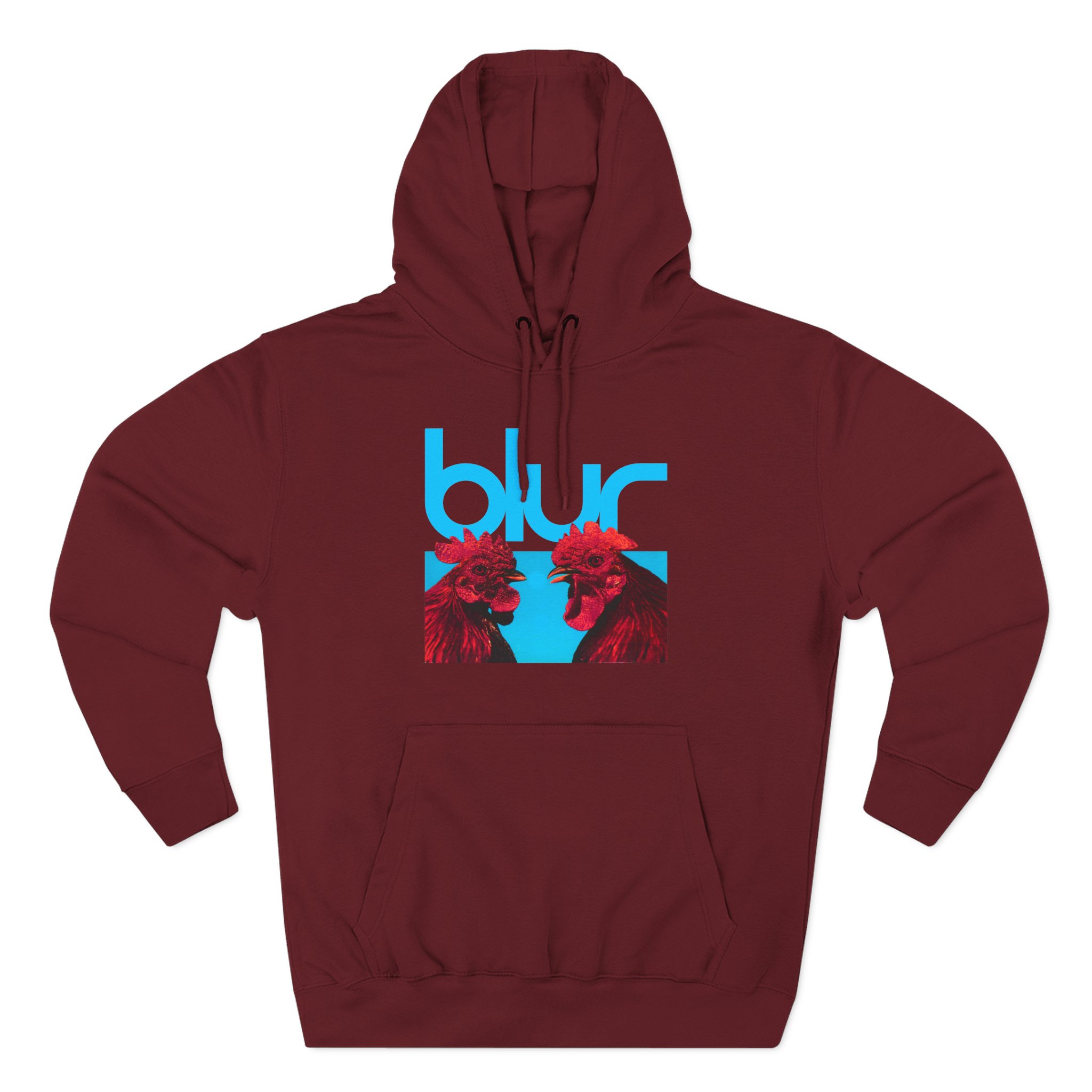 Blur Three-Panel Fleece Hoodie