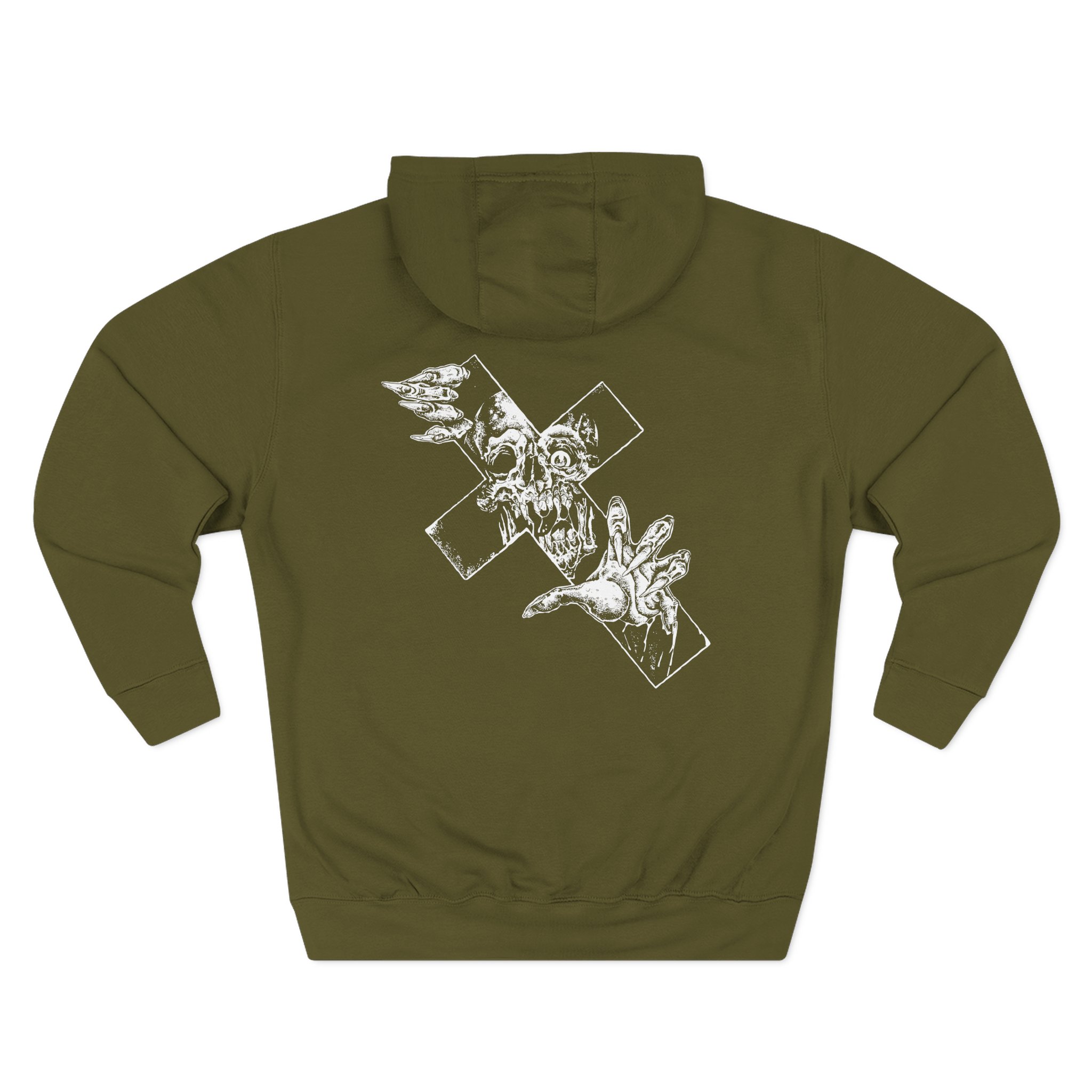 Power Trip Cross Three-Panel Fleece Hoodie