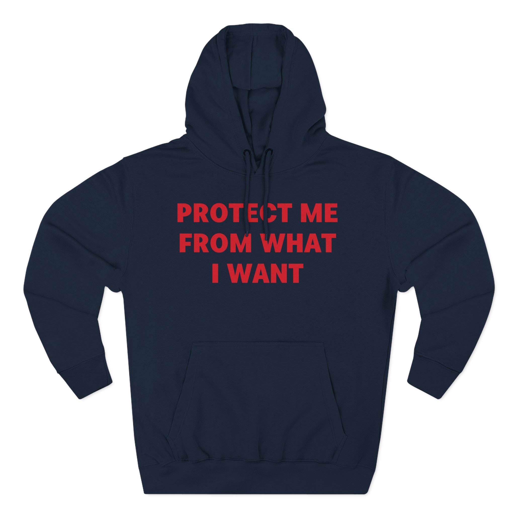 Jenny Holzer Protect Me From What I Want Three-Panel Fleece Hoodie