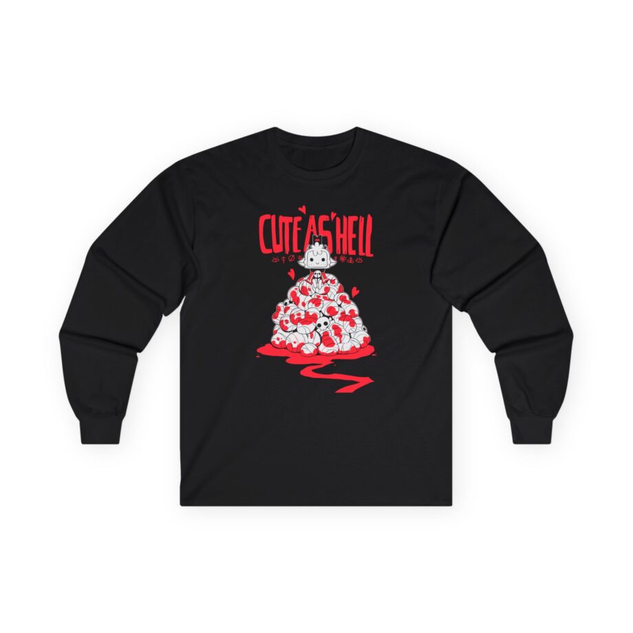 Cult of the Lamb Cute as Hell Unisex Ultra Cotton Long Sleeve Tee