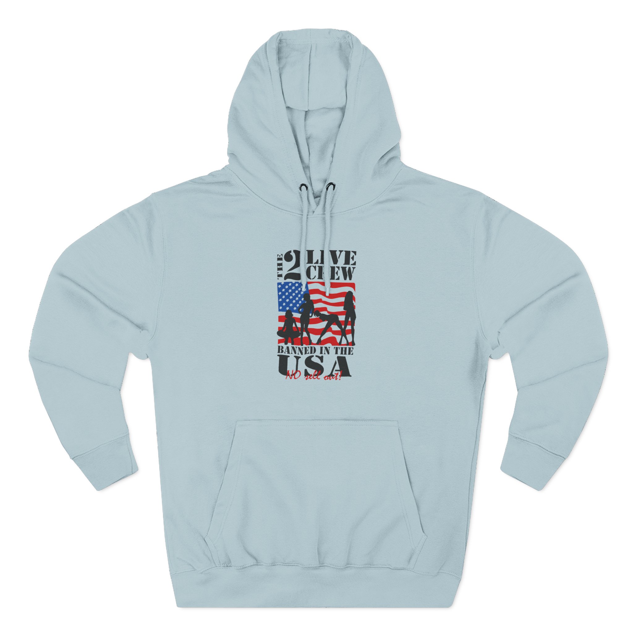 2 Live Crew The Banned in the Usa Three-Panel Fleece Hoodie