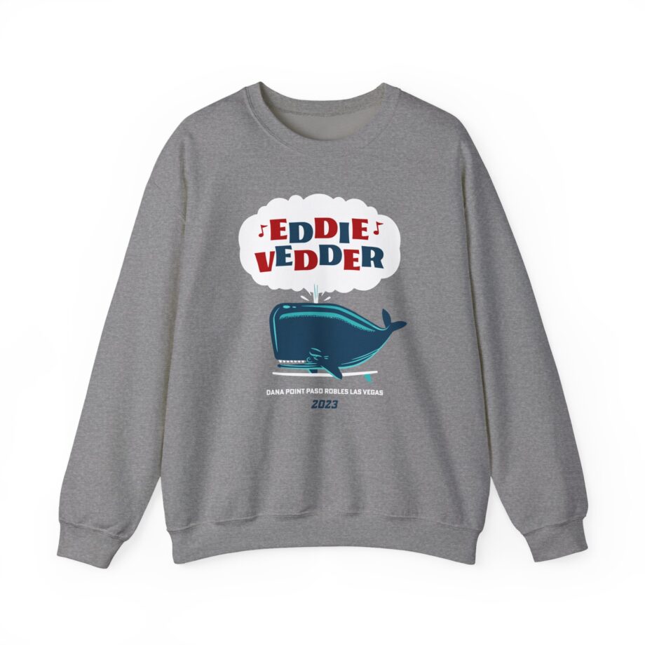Eddie Vedder Whale Unisex Heavy Blend™ Crewneck Sweatshirt