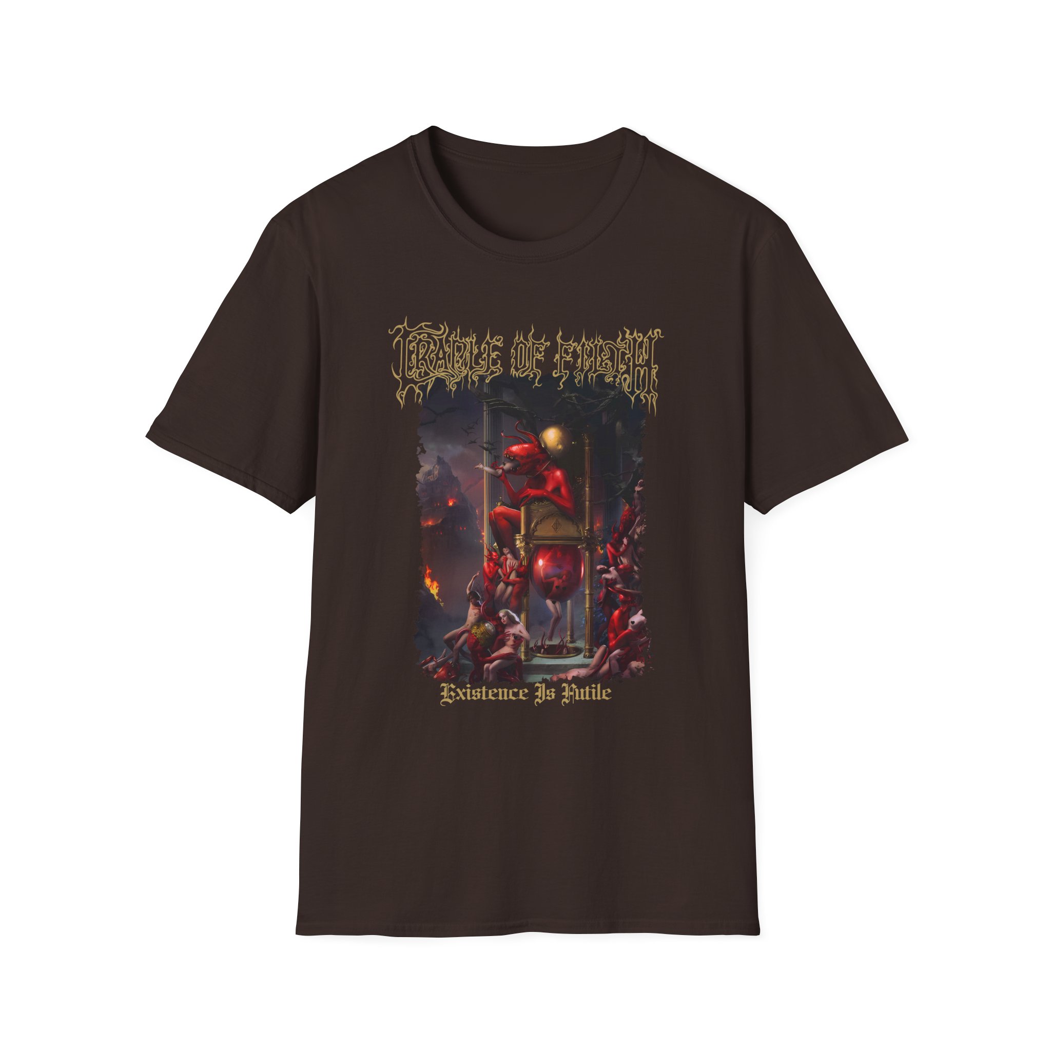 Cradle of Filth Existence is Futile Unisex Softstyle T-Shirt