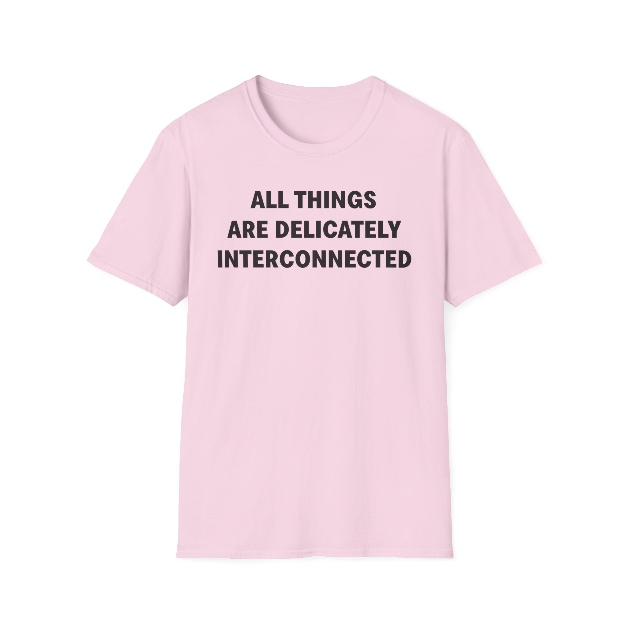 Jenny Holzer All Things Are Delicately Interconnected Unisex Softstyle T-Shirt