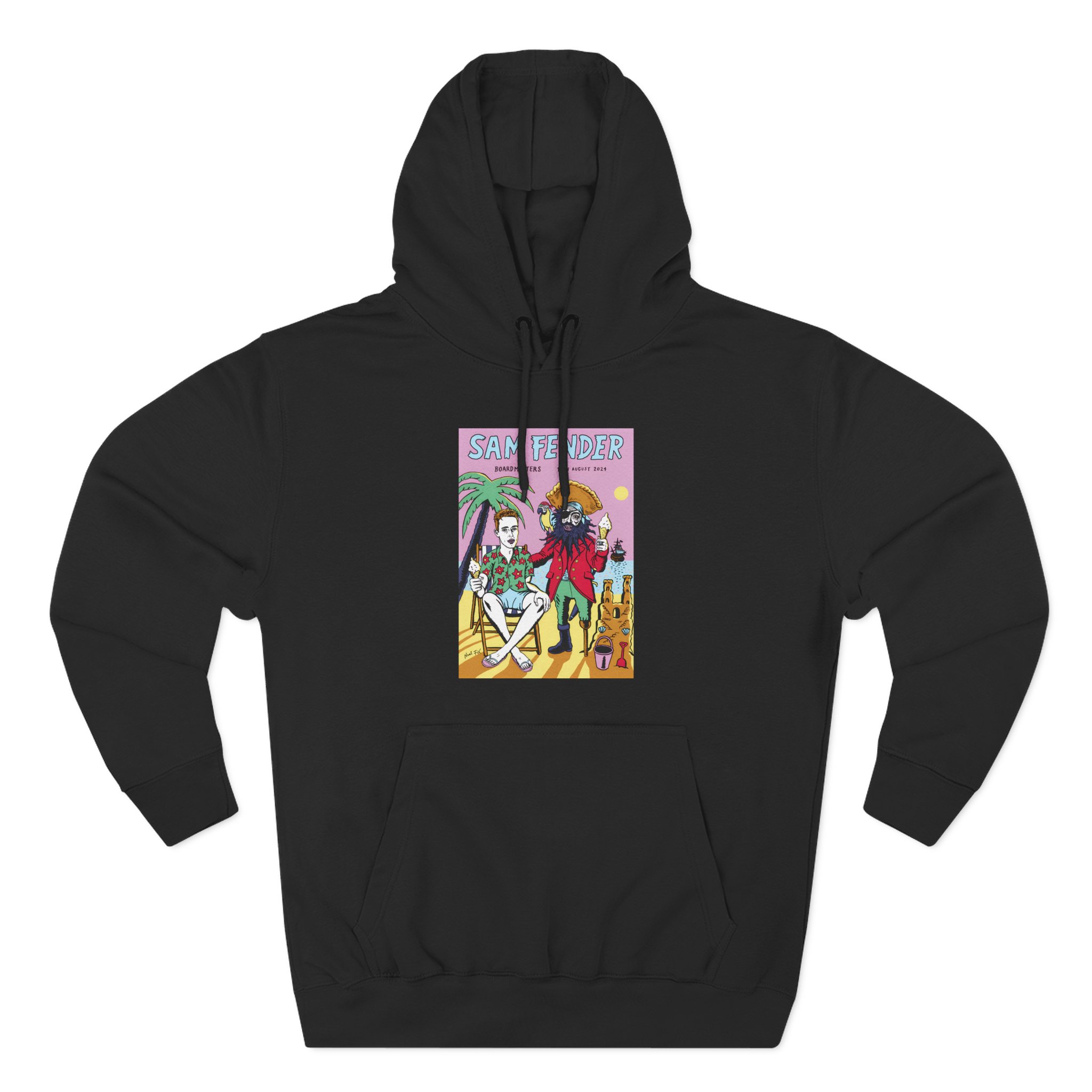 Sam Fender Beach Pirate Three-Panel Fleece Hoodie