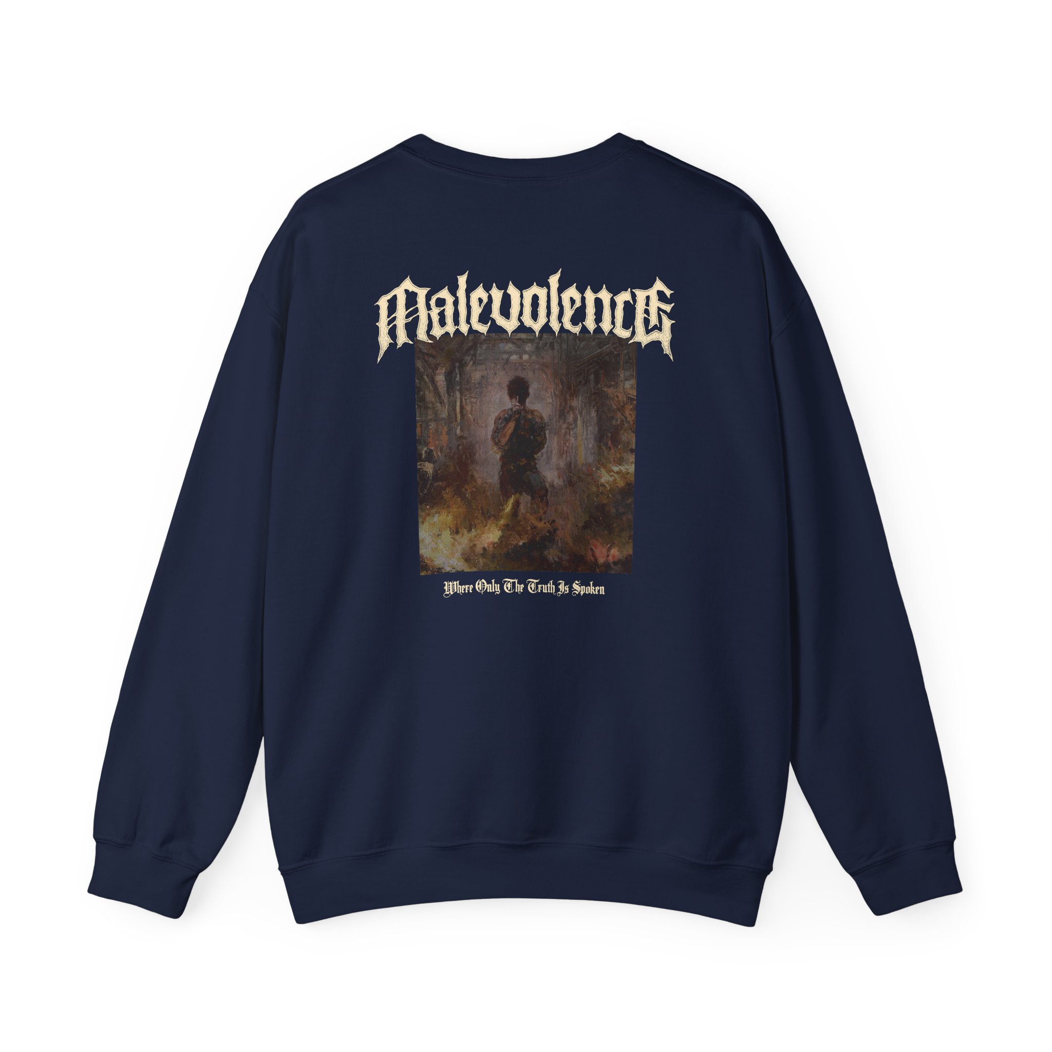 Malevolence Where Only the Truth is Spoken Unisex Heavy Blend Crewneck Sweatshirt