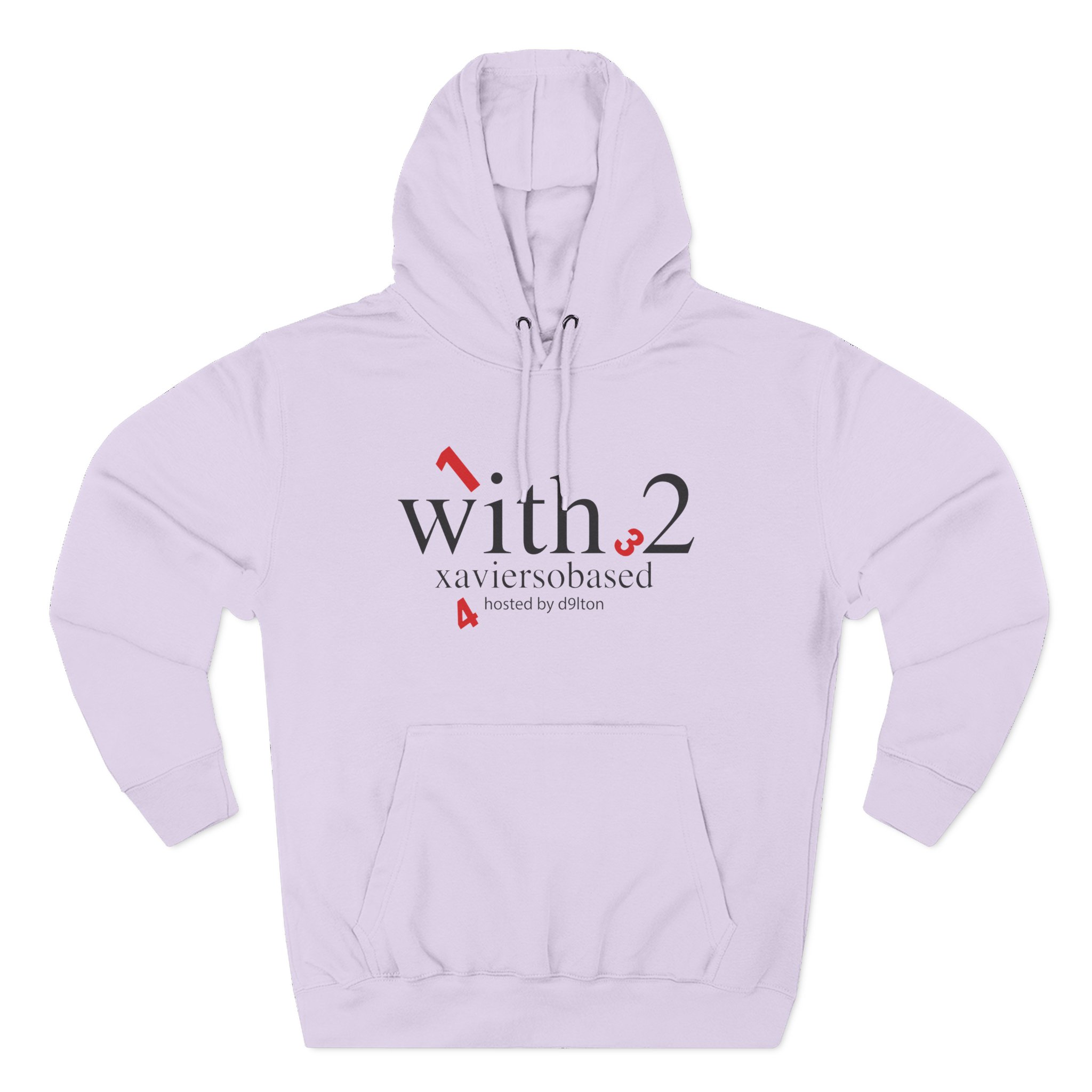 Nettspend Xaviersobased With 2 Album Three-Panel Fleece Hoodie